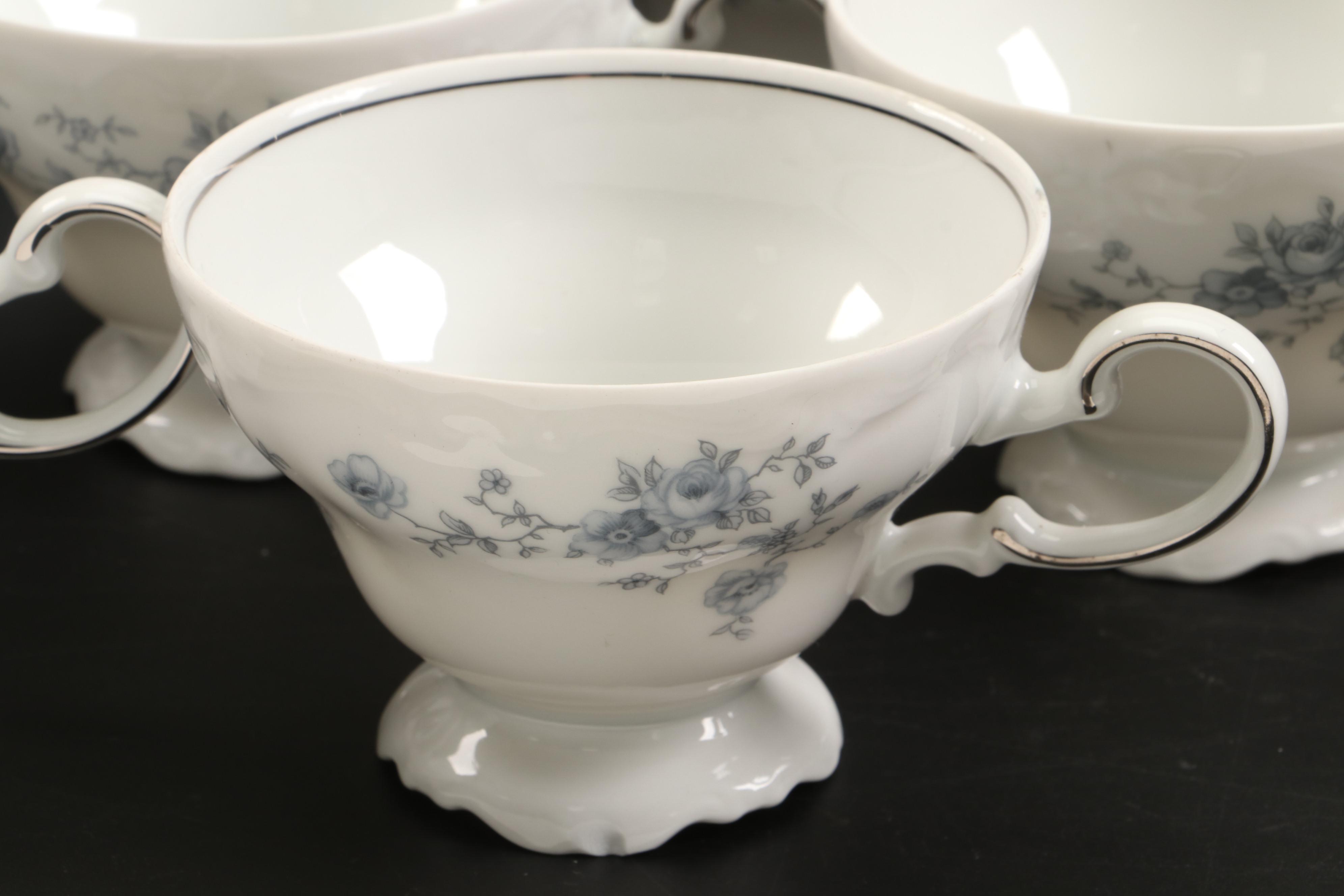 Johann Haviland "Blue Garland" Porcelain Dinner Plates, Soup Bowls and More