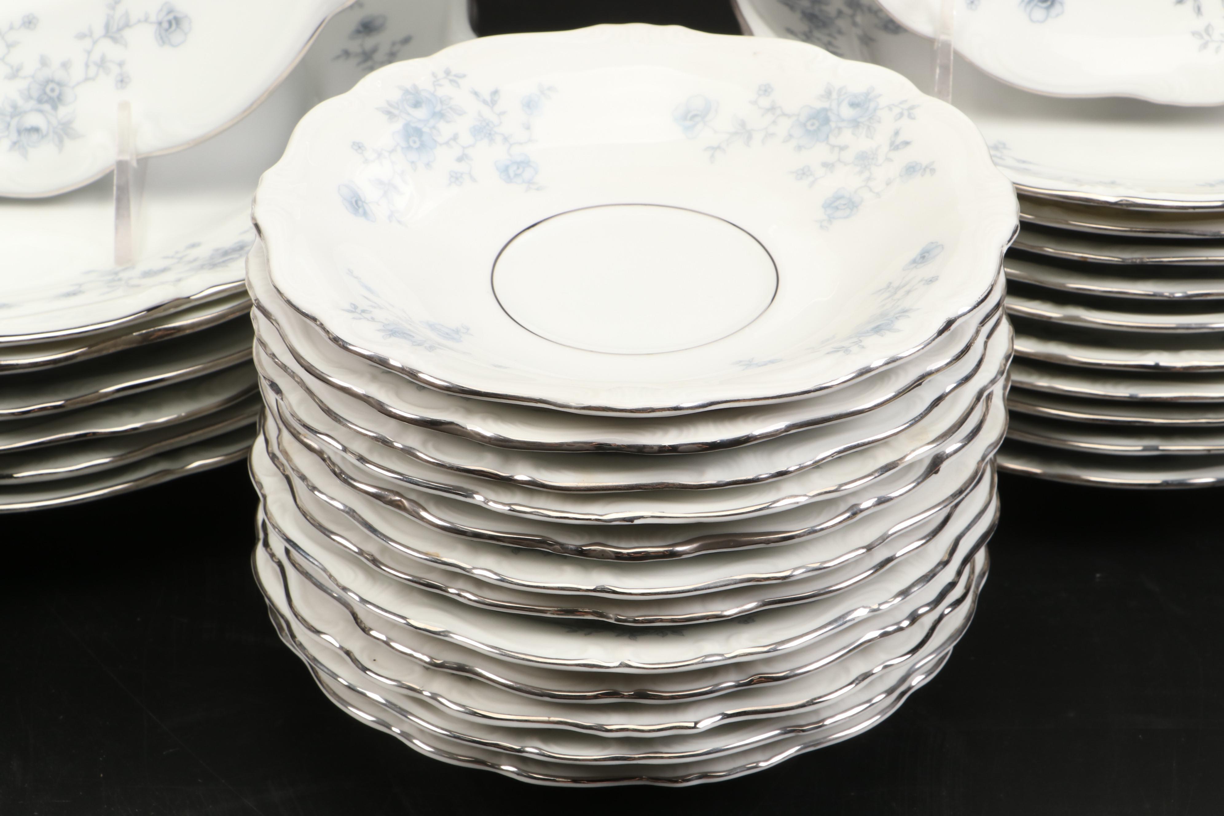 Johann Haviland "Blue Garland" Porcelain Dinner Plates, Soup Bowls and More