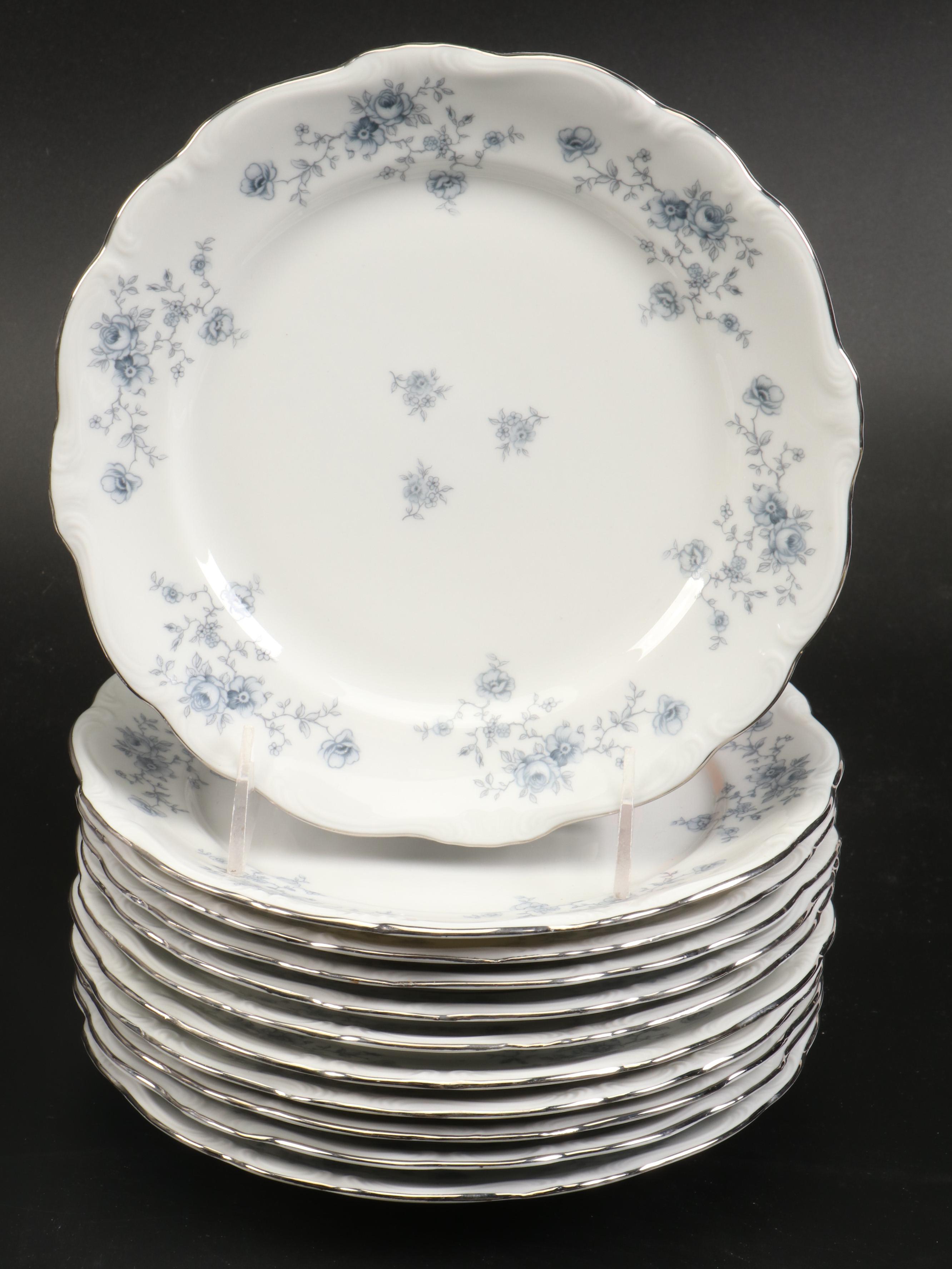 Johann Haviland "Blue Garland" Porcelain Dinner Plates, Soup Bowls and More