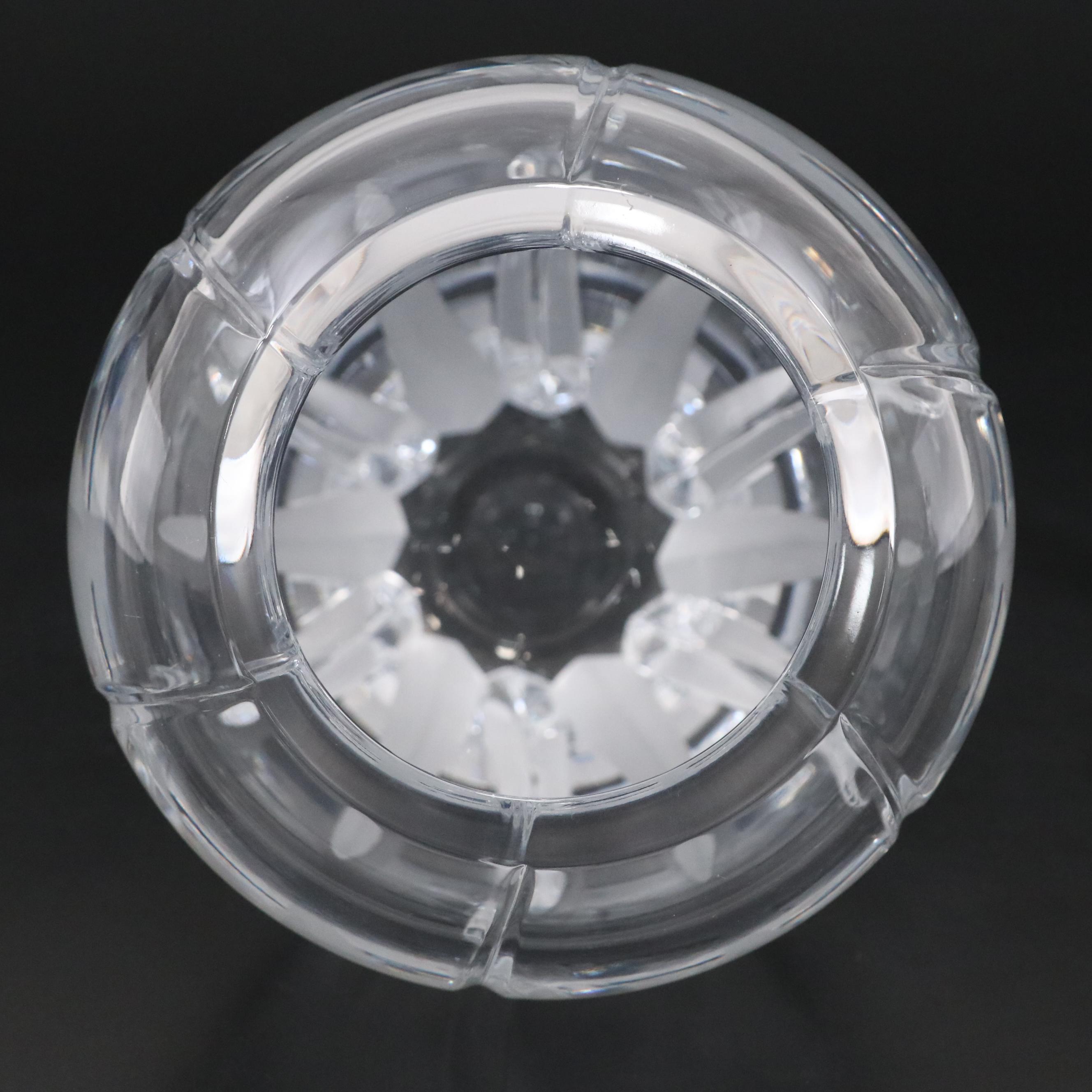 Mikasa Crystal Vase Pair with Other Cut Crystal Vase and Nut Bowl