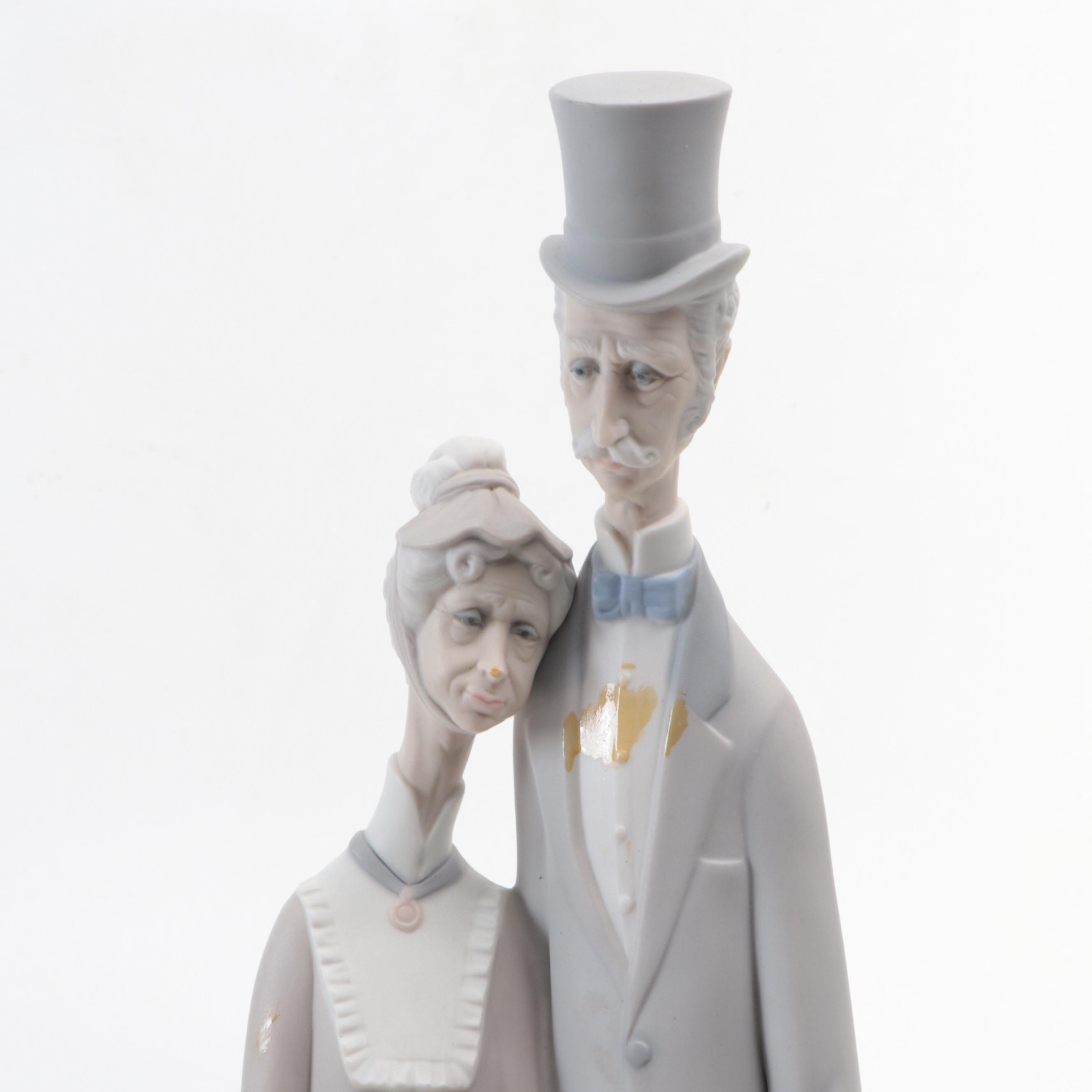 Lladró "Old Age" Porcelain Figurine by Julio Fernández, 1970–1985