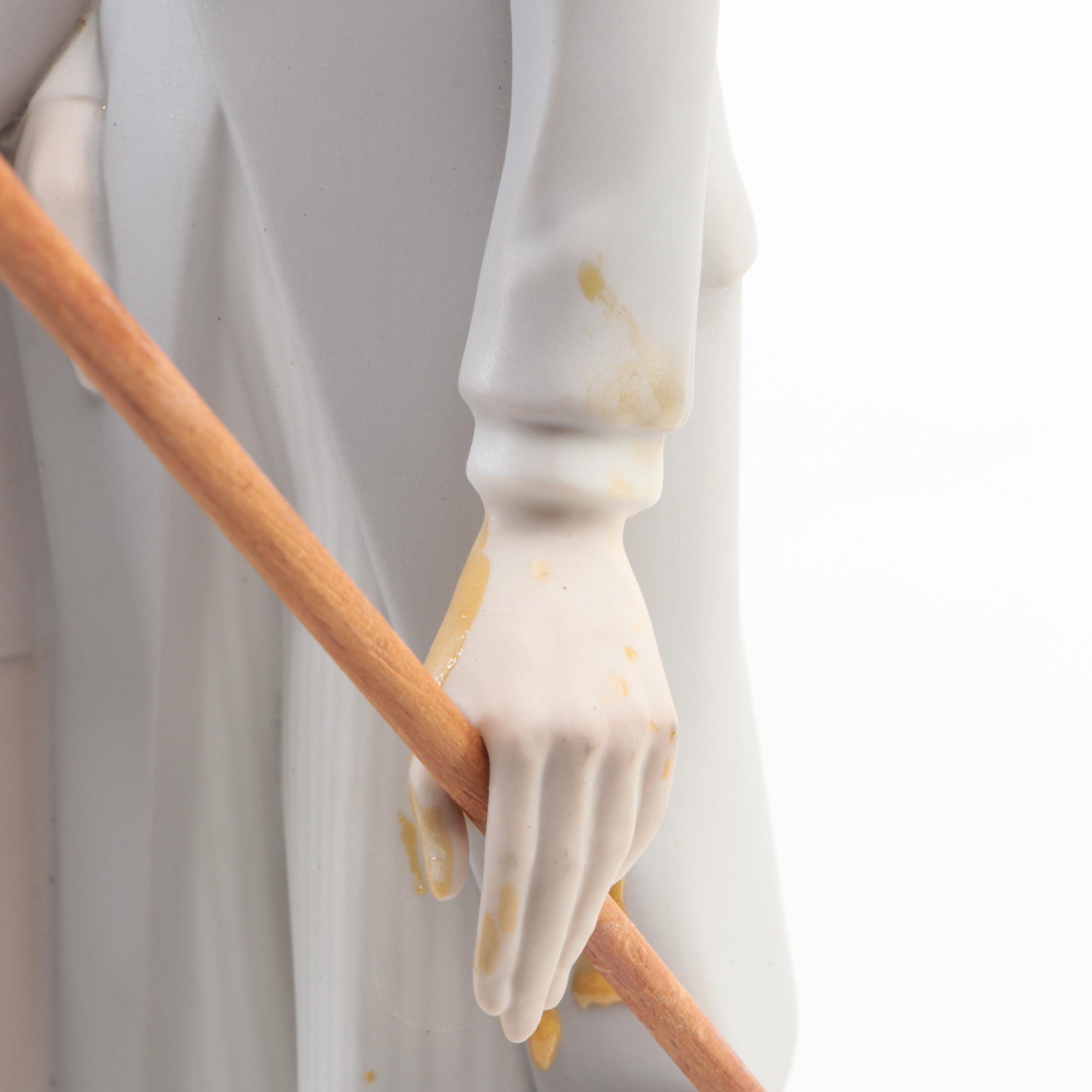 Lladró "Old Age" Porcelain Figurine by Julio Fernández, 1970–1985