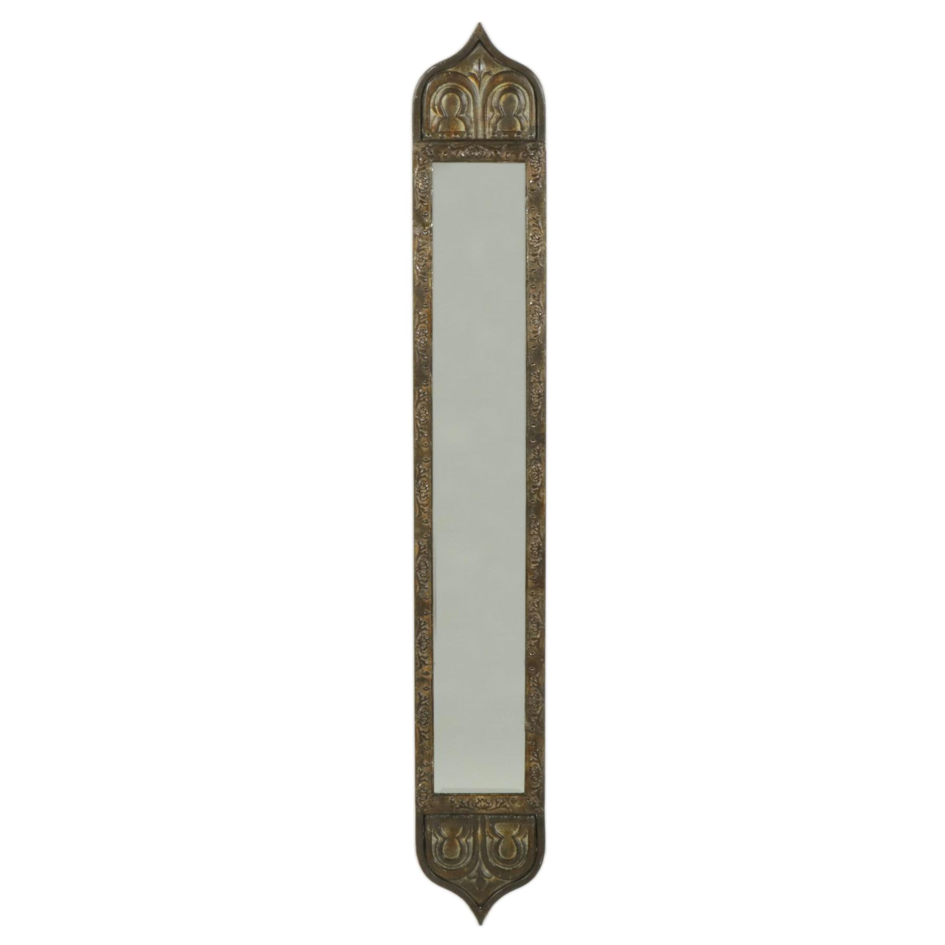Mediterranean Style Metal Framed Thin Wall Mirror