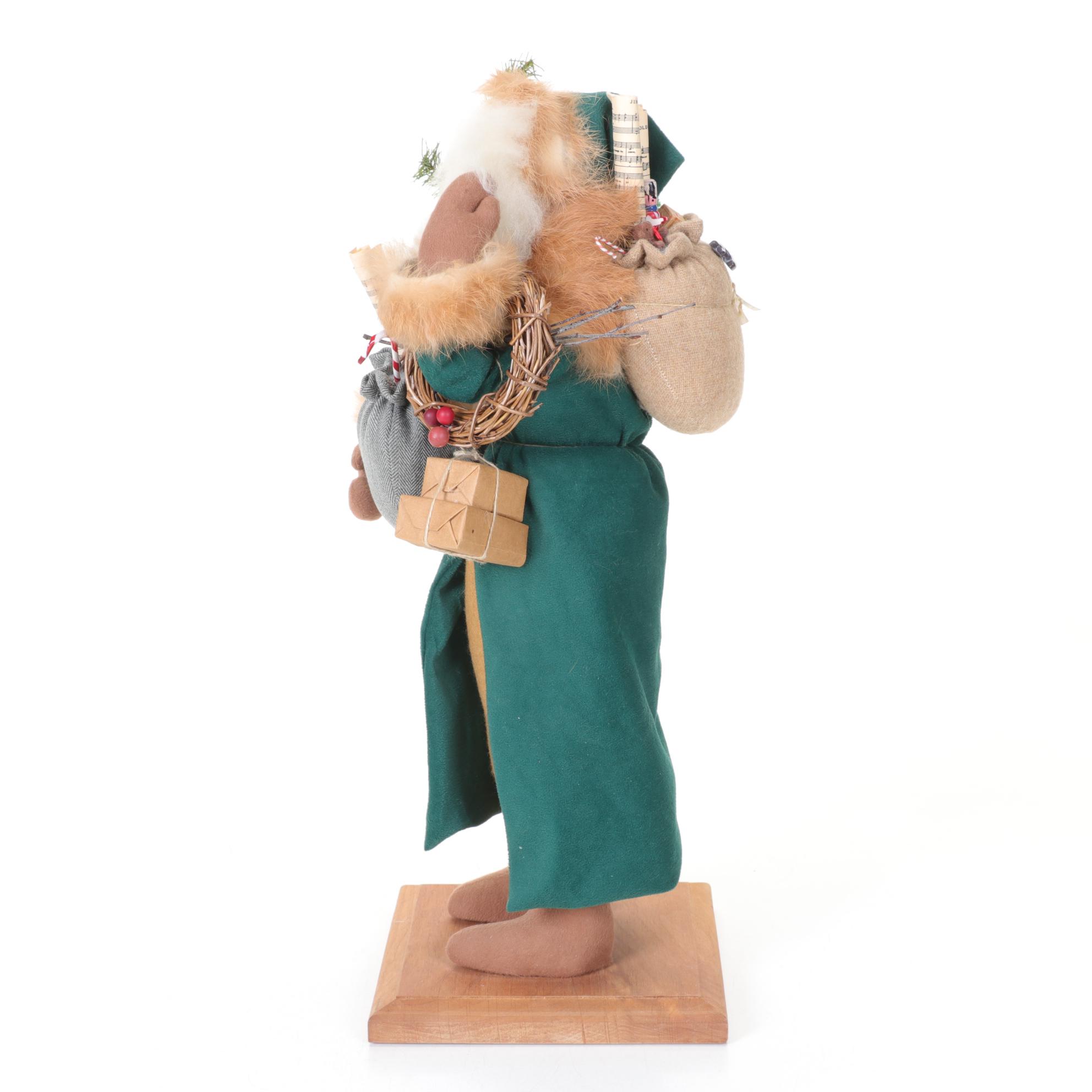 Lynn Haney Santa Figurine, Late 20th Century
