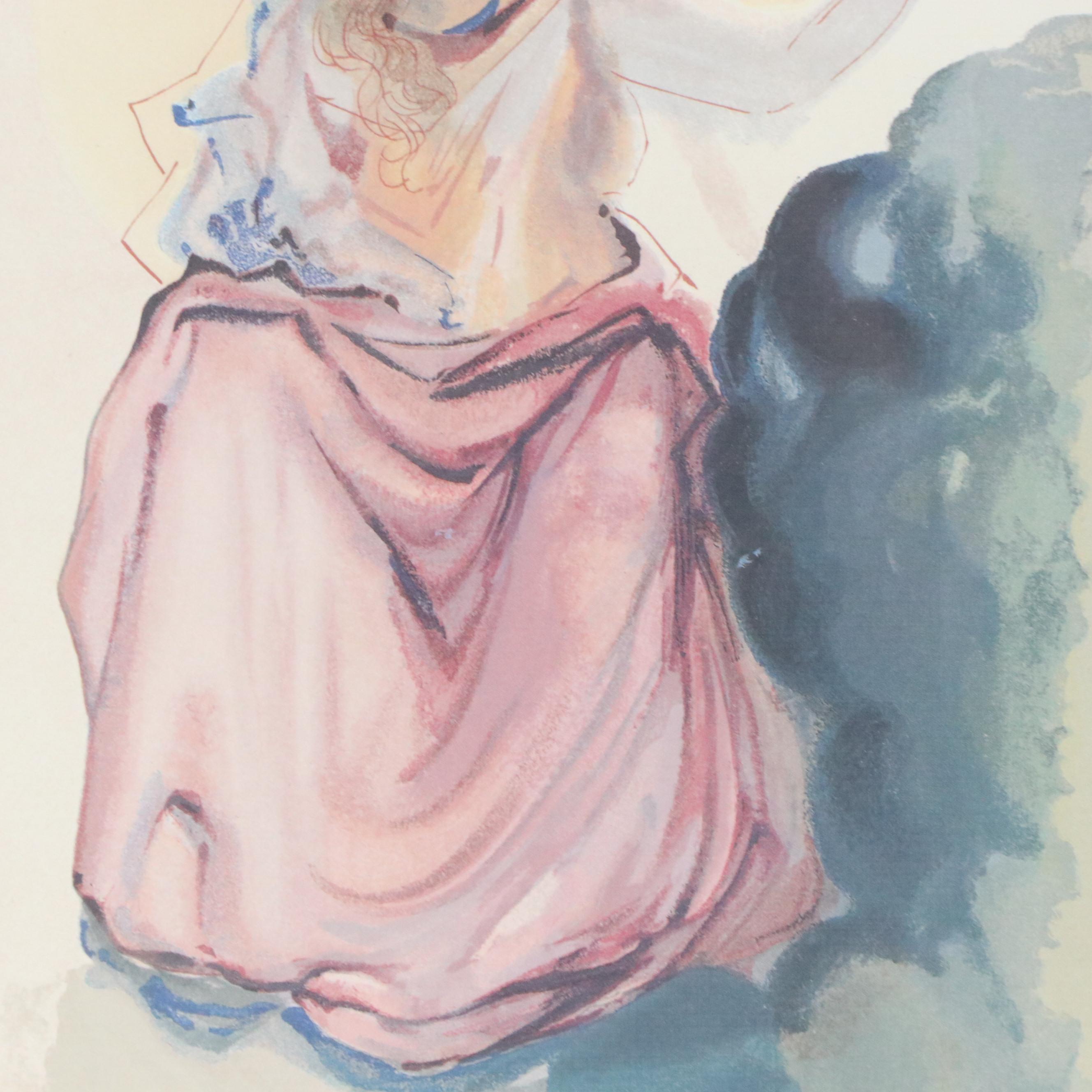 Offset Lithograph After Salvador Dalí "Béatrice"