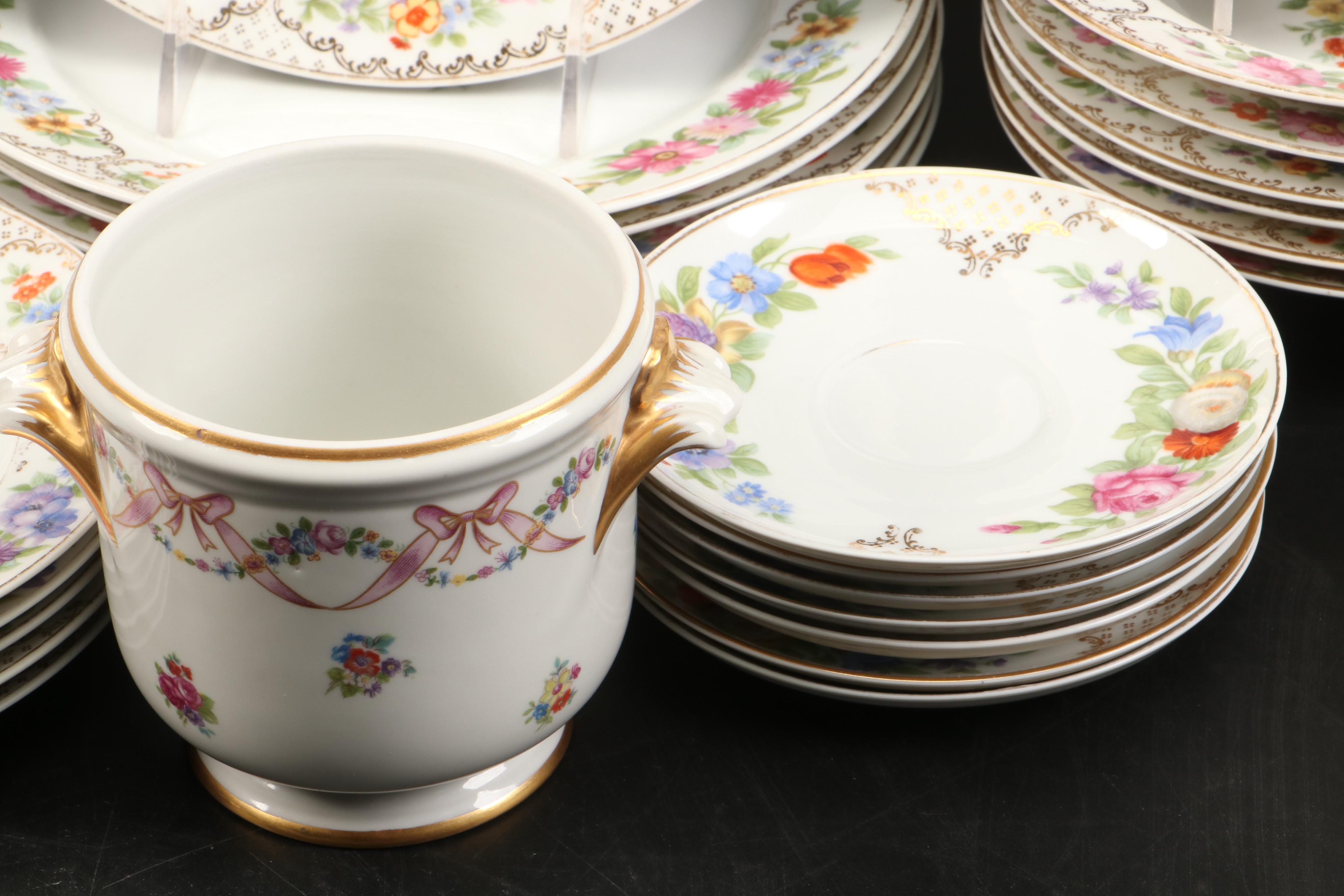 Franconia "Dresden Flowers" and More European Porcelain Dinnerware