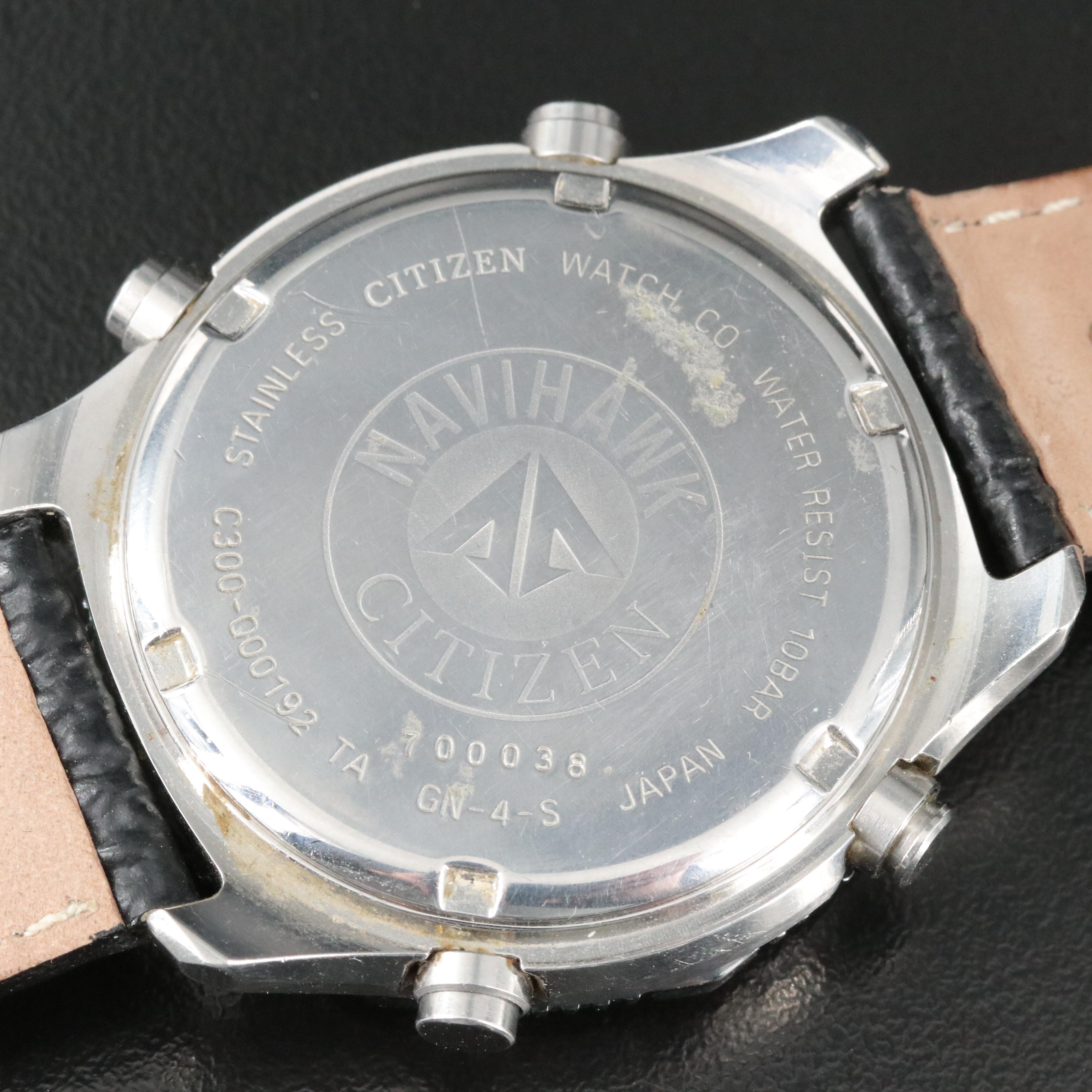 Citizen World Time Chronograph Navihawk Watch