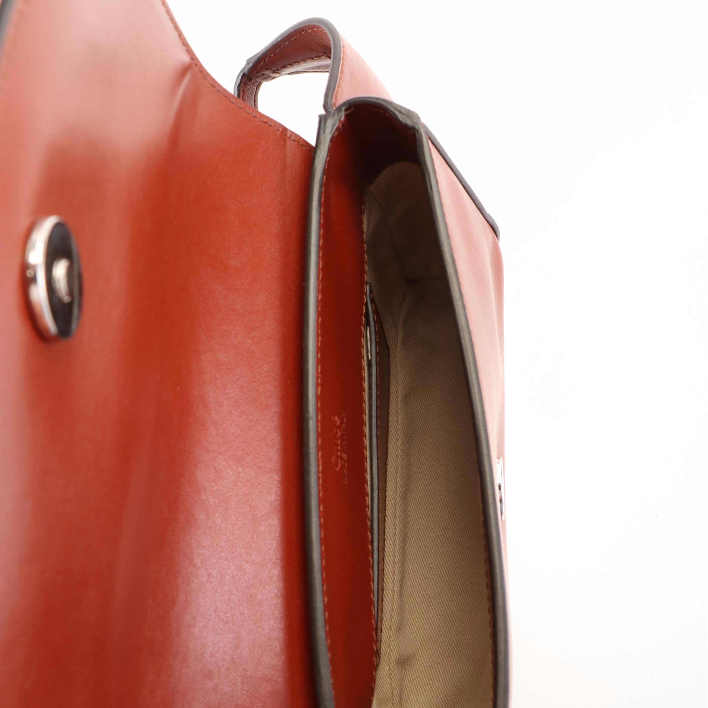 Chloé 'C' Crossbody Belt Bag in Brown Suede and Leather