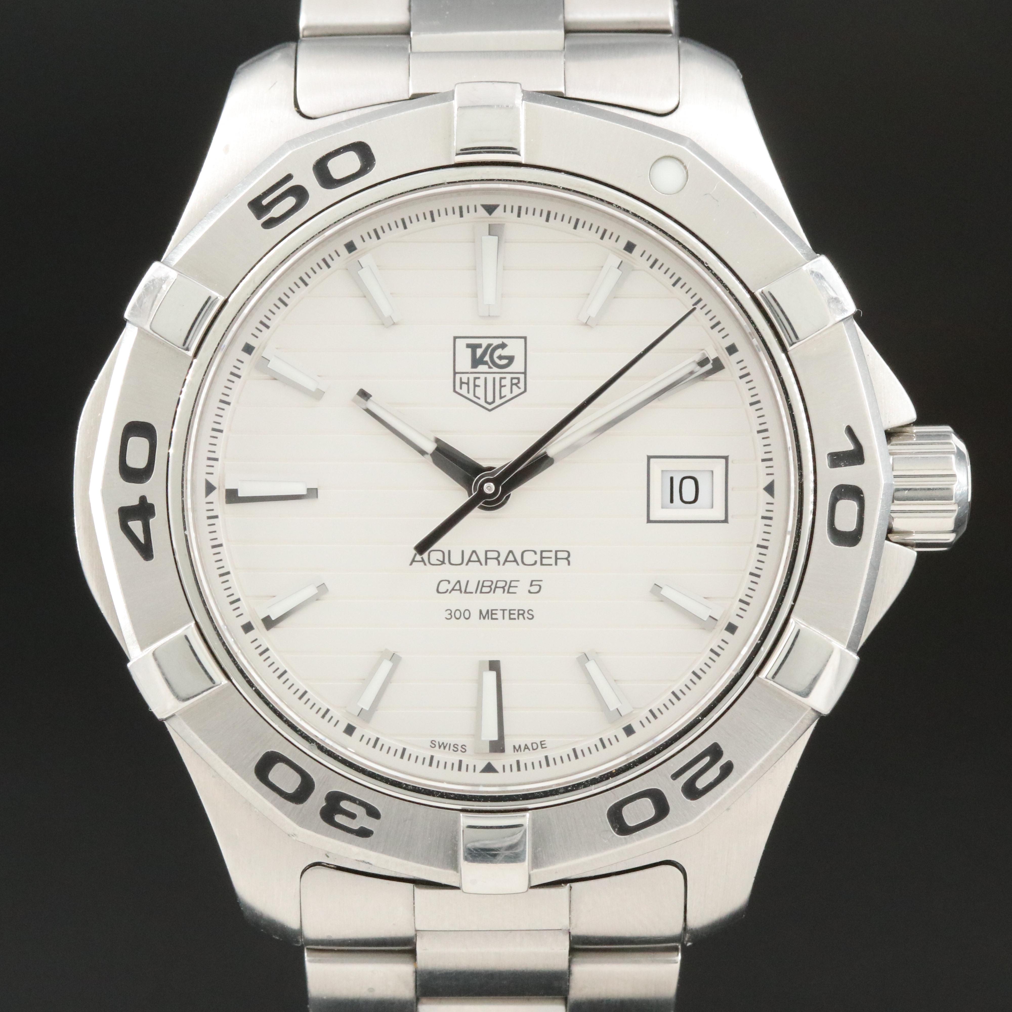 TAG Heuer Aquaracer Calibre 5 41mm Steel Automatic Watch