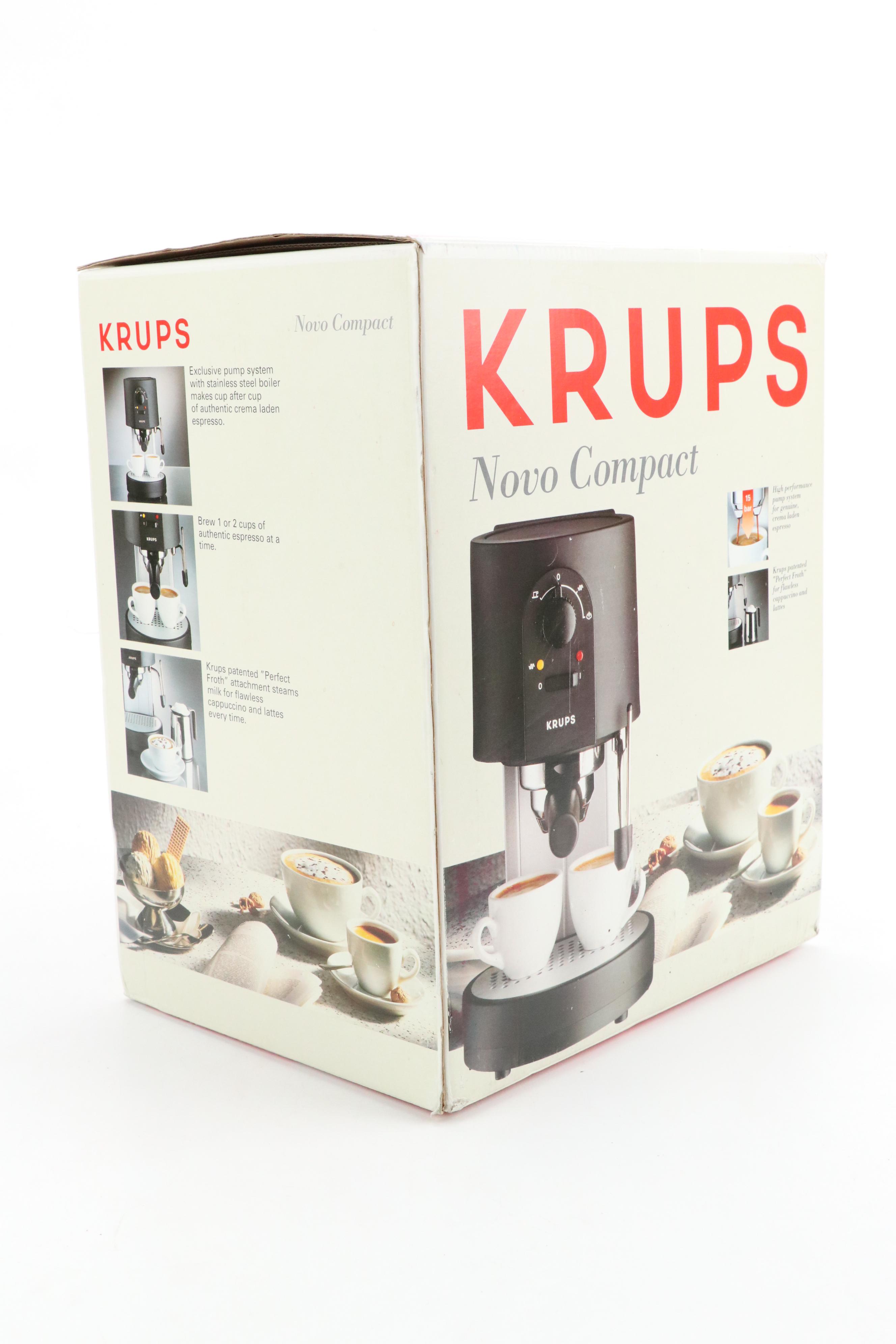 Black + Decker Toaster Oven with Krups Novo Compact Coffee Maker