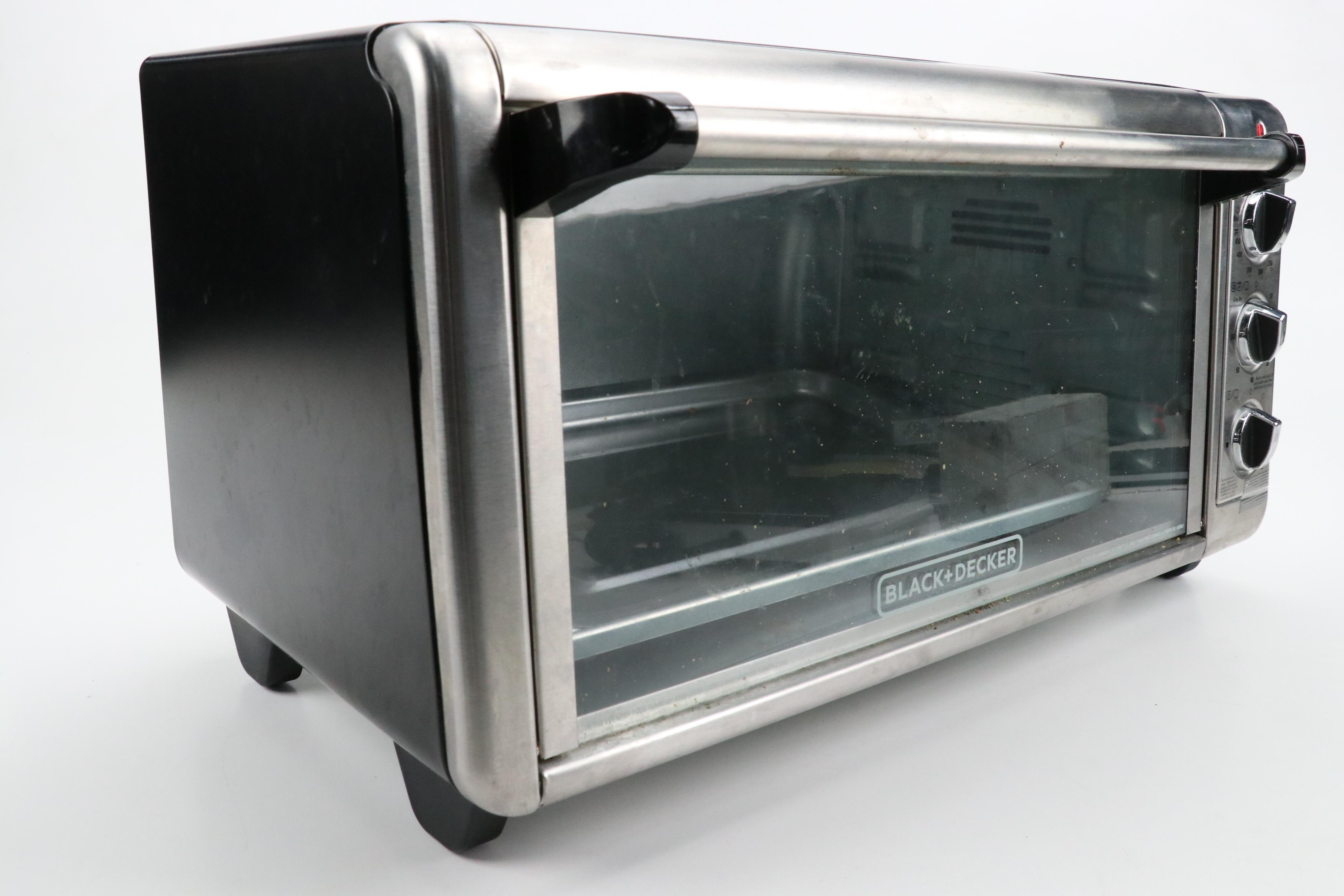 Black + Decker Toaster Oven with Krups Novo Compact Coffee Maker