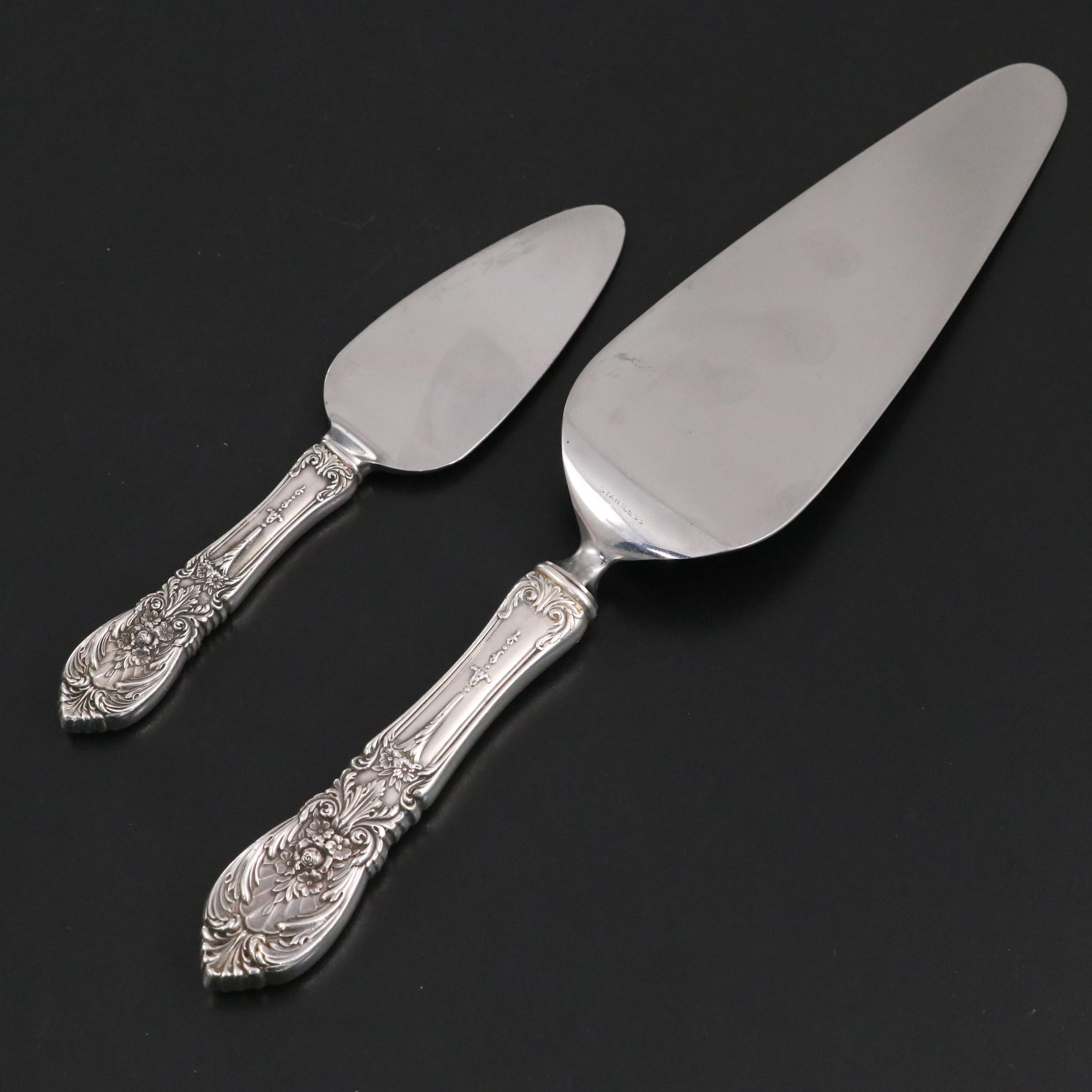 International Silver "Richelieu" Sterling Flatware with Sterling Jelly Server
