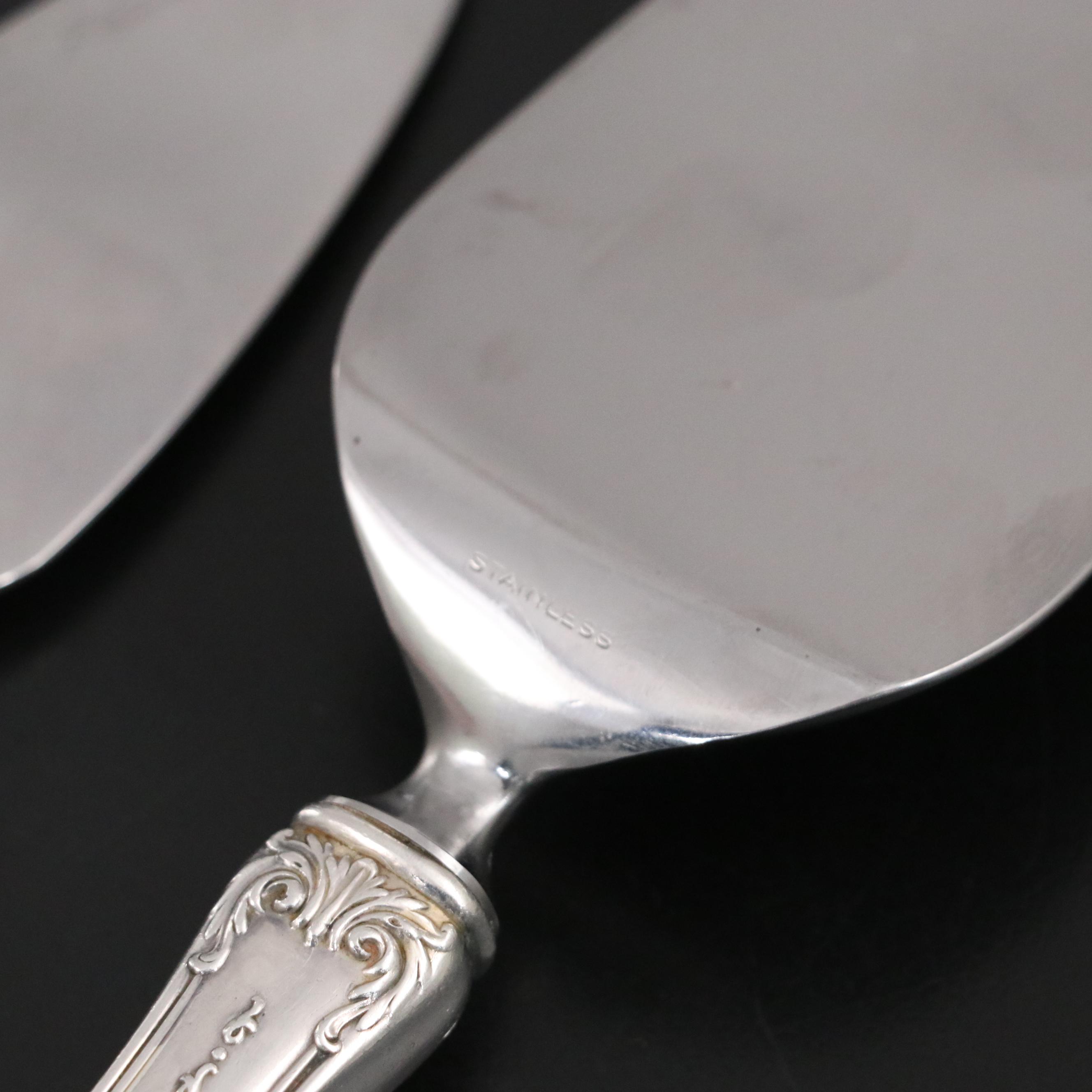 International Silver "Richelieu" Sterling Flatware with Sterling Jelly Server