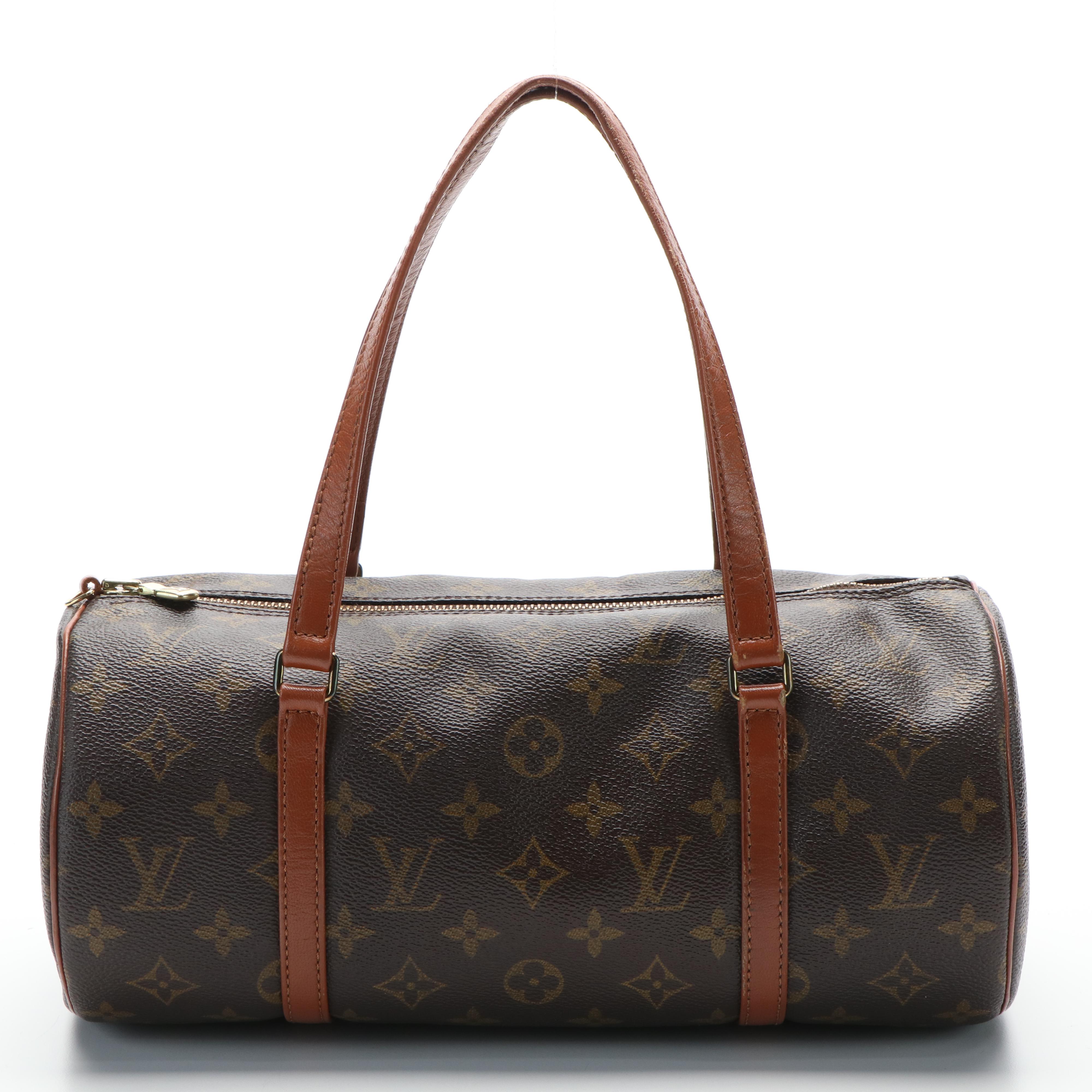 Louis Vuitton Papillon 30 Handbag in Brown Monogram Coated Canvas