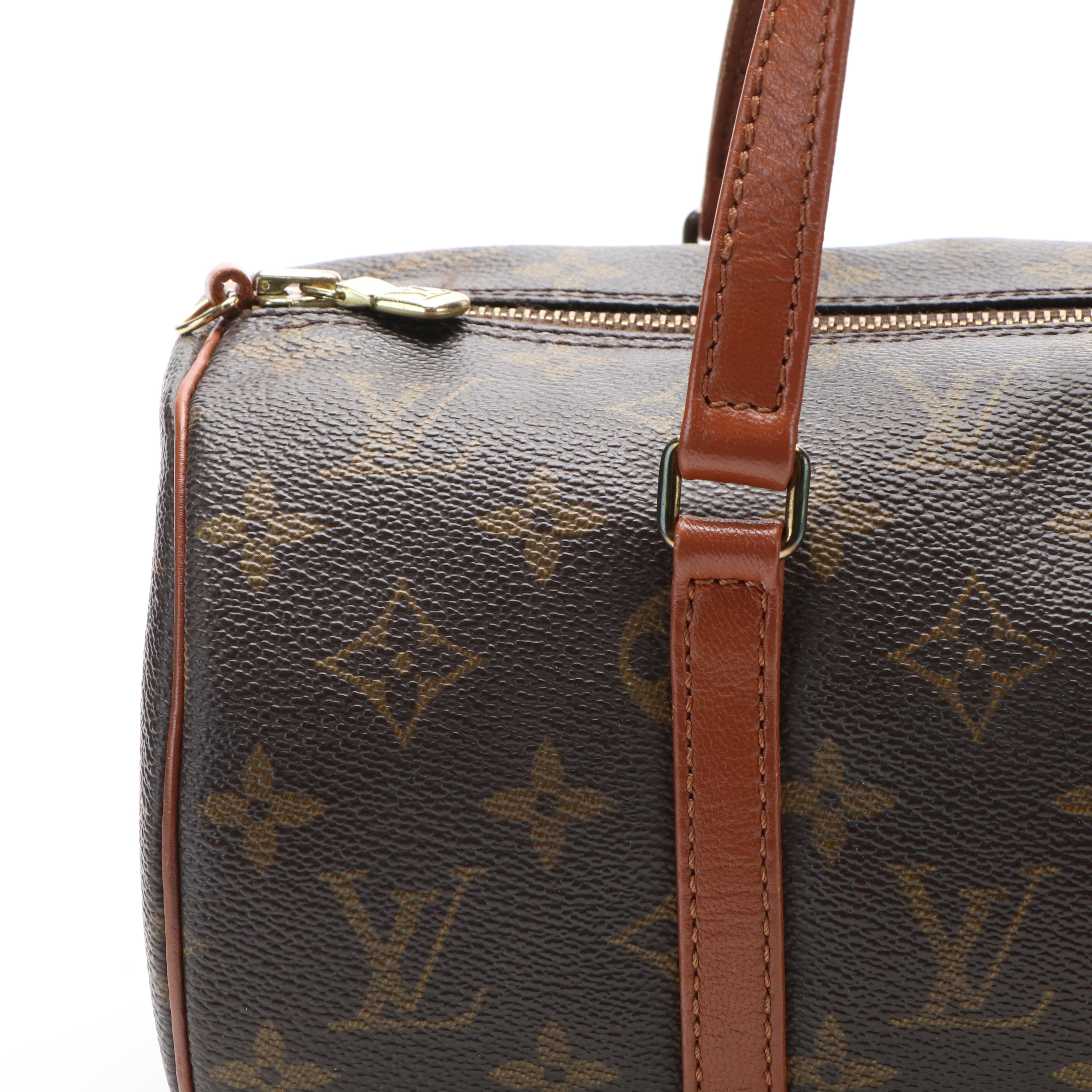 Louis Vuitton Papillon 30 Handbag in Brown Monogram Coated Canvas