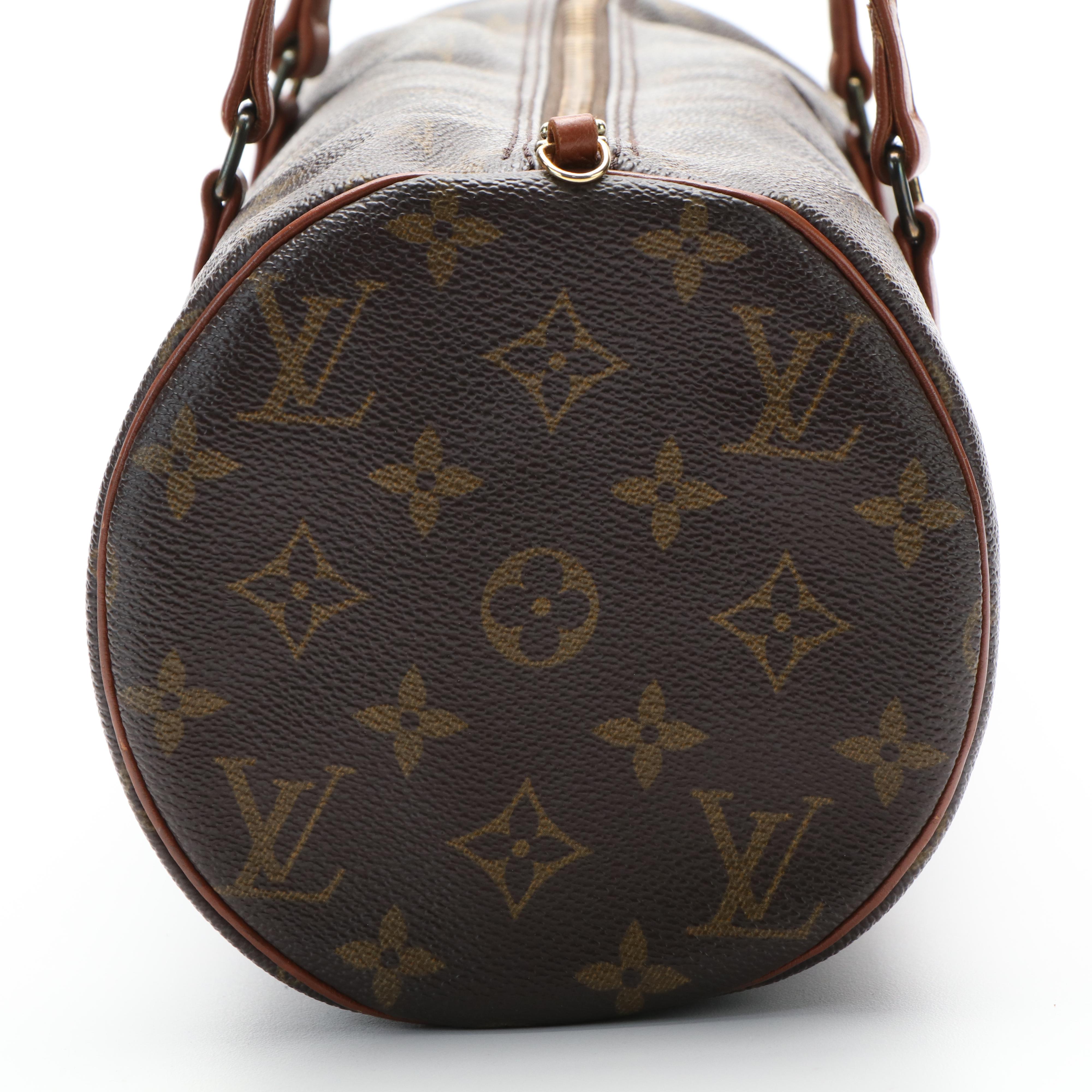 Louis Vuitton Papillon 30 Handbag in Brown Monogram Coated Canvas
