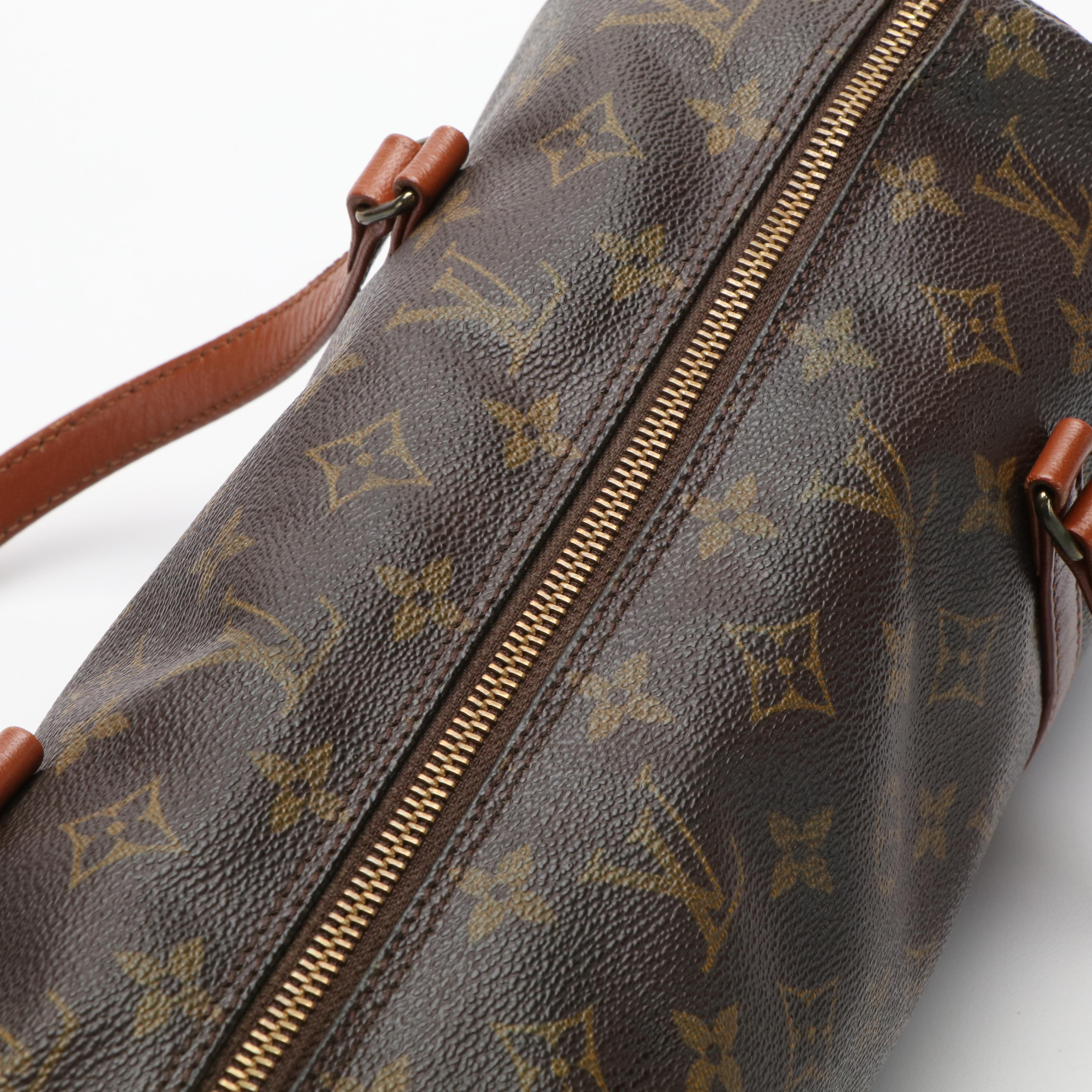 Louis Vuitton Papillon 30 Handbag in Brown Monogram Coated Canvas