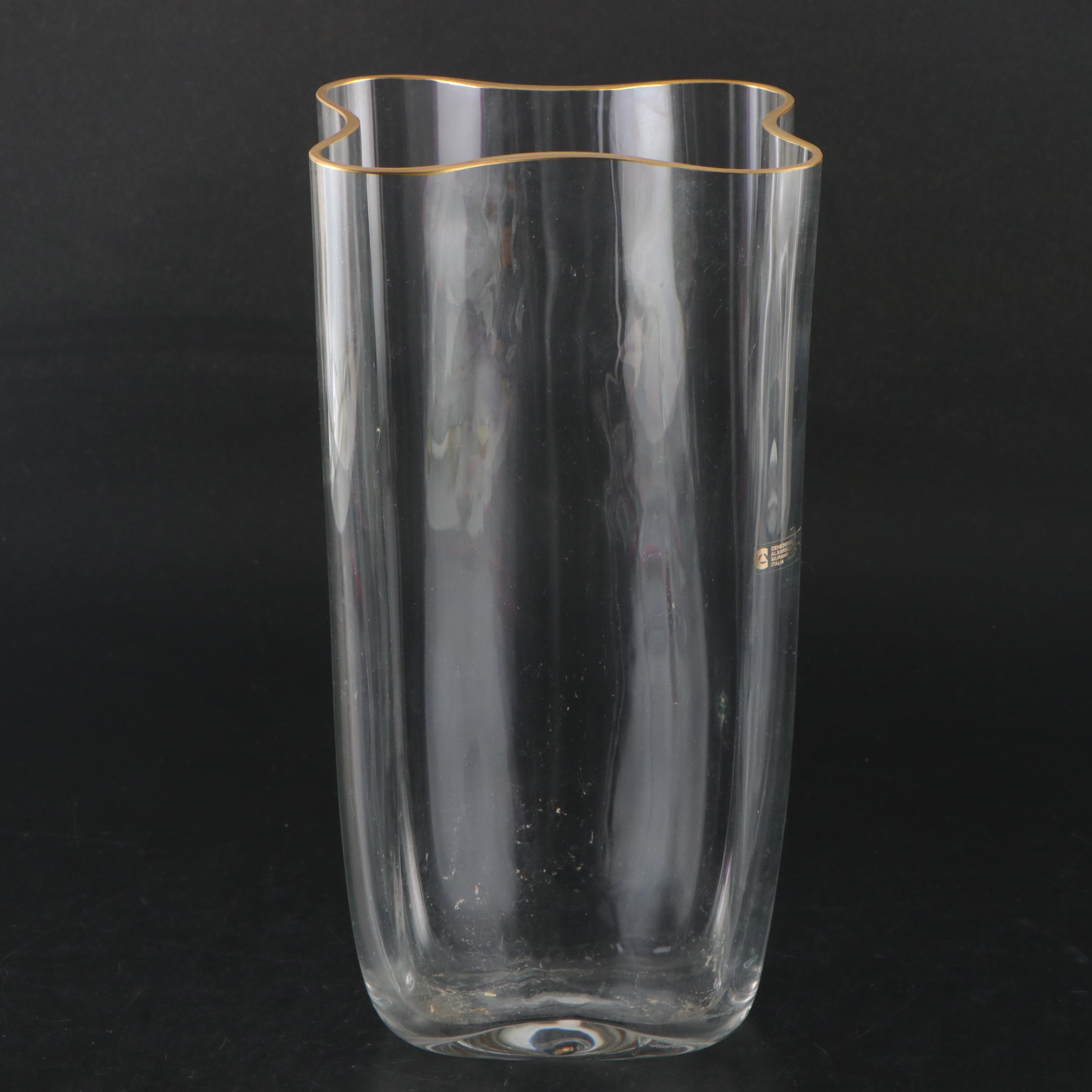Cenedese & Albarelli Glass Vase