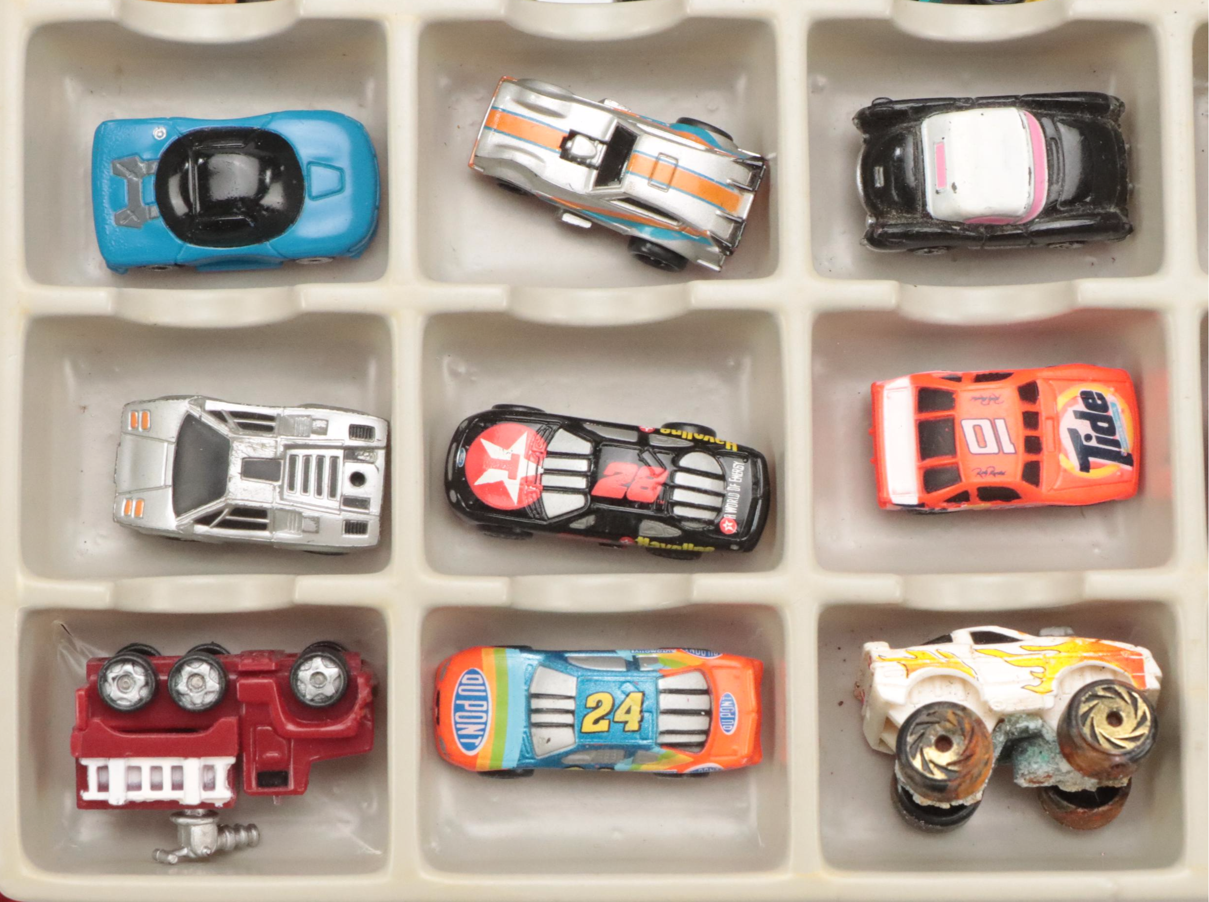 Road Champs Micro Machines and Other Toy Cars with Case