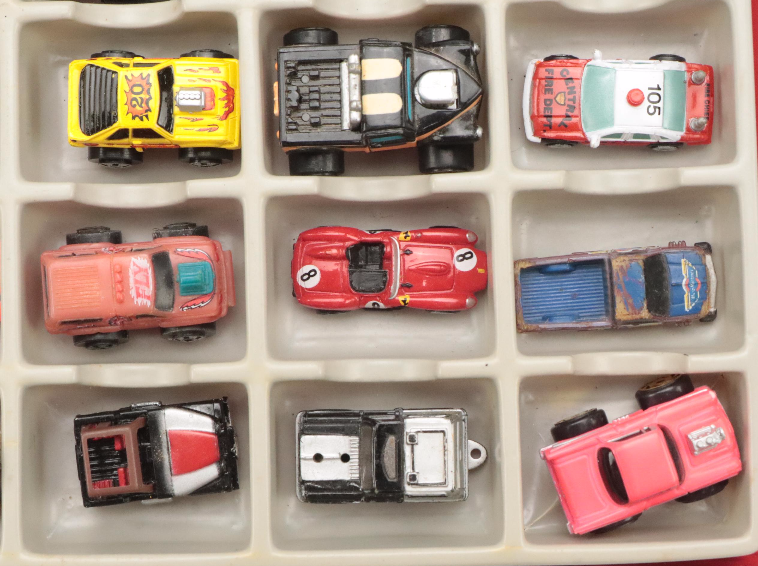 Road Champs Micro Machines and Other Toy Cars with Case