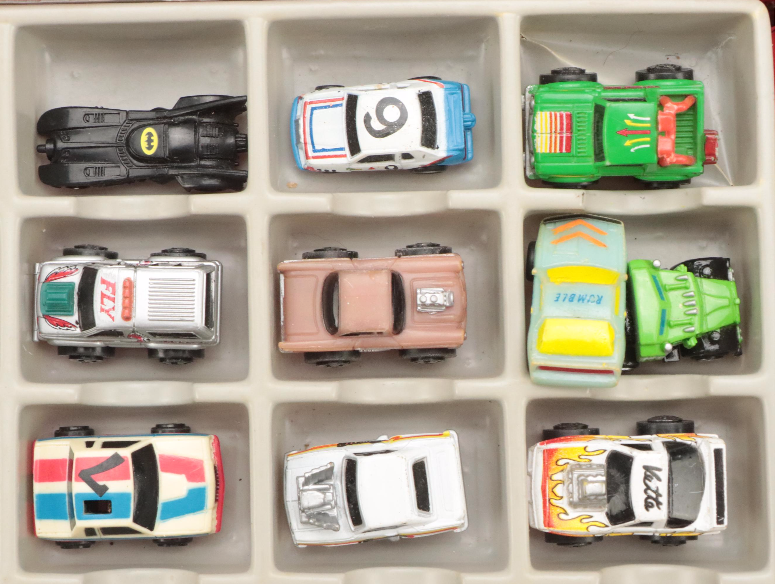 Road Champs Micro Machines and Other Toy Cars with Case