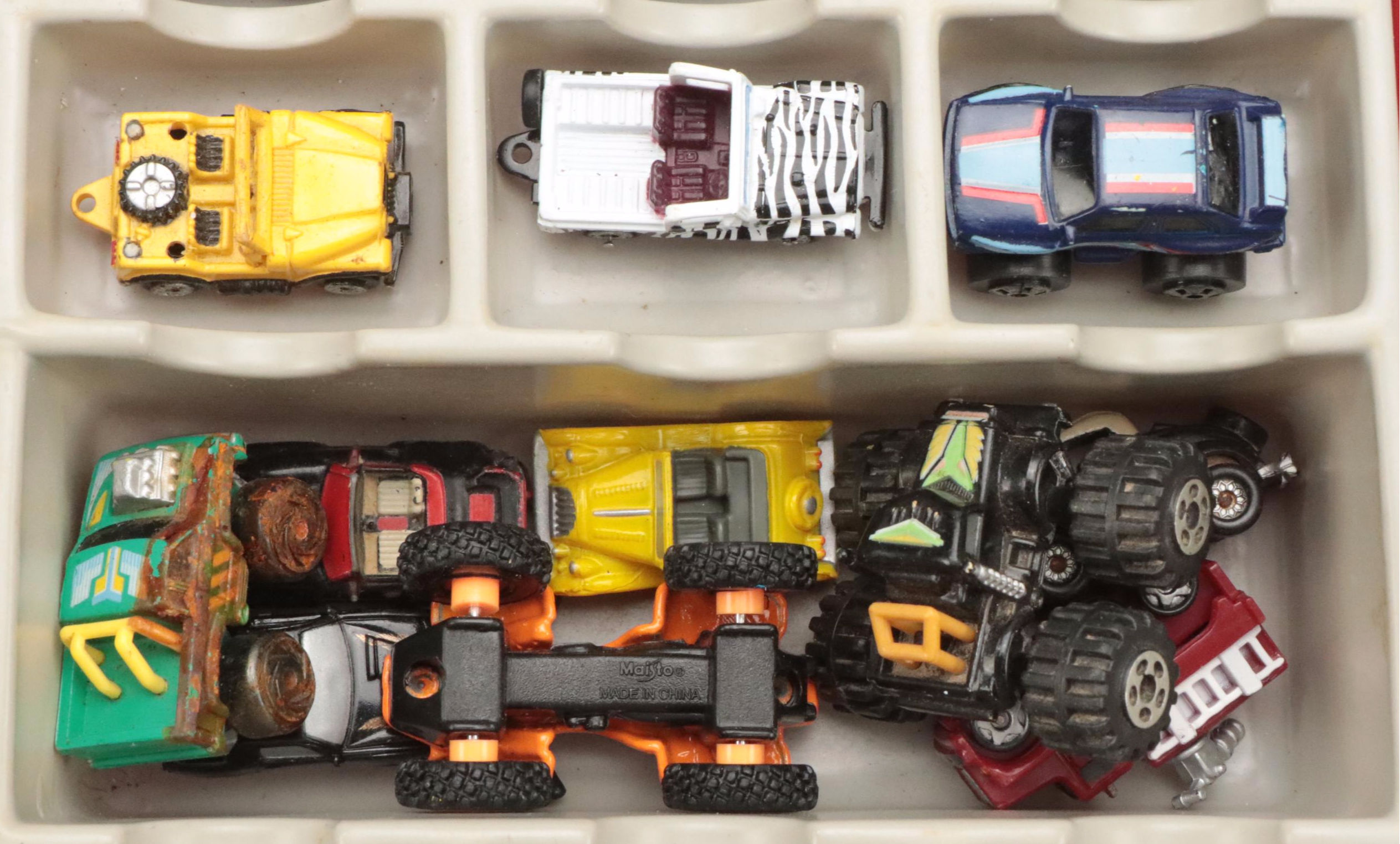 Road Champs Micro Machines and Other Toy Cars with Case