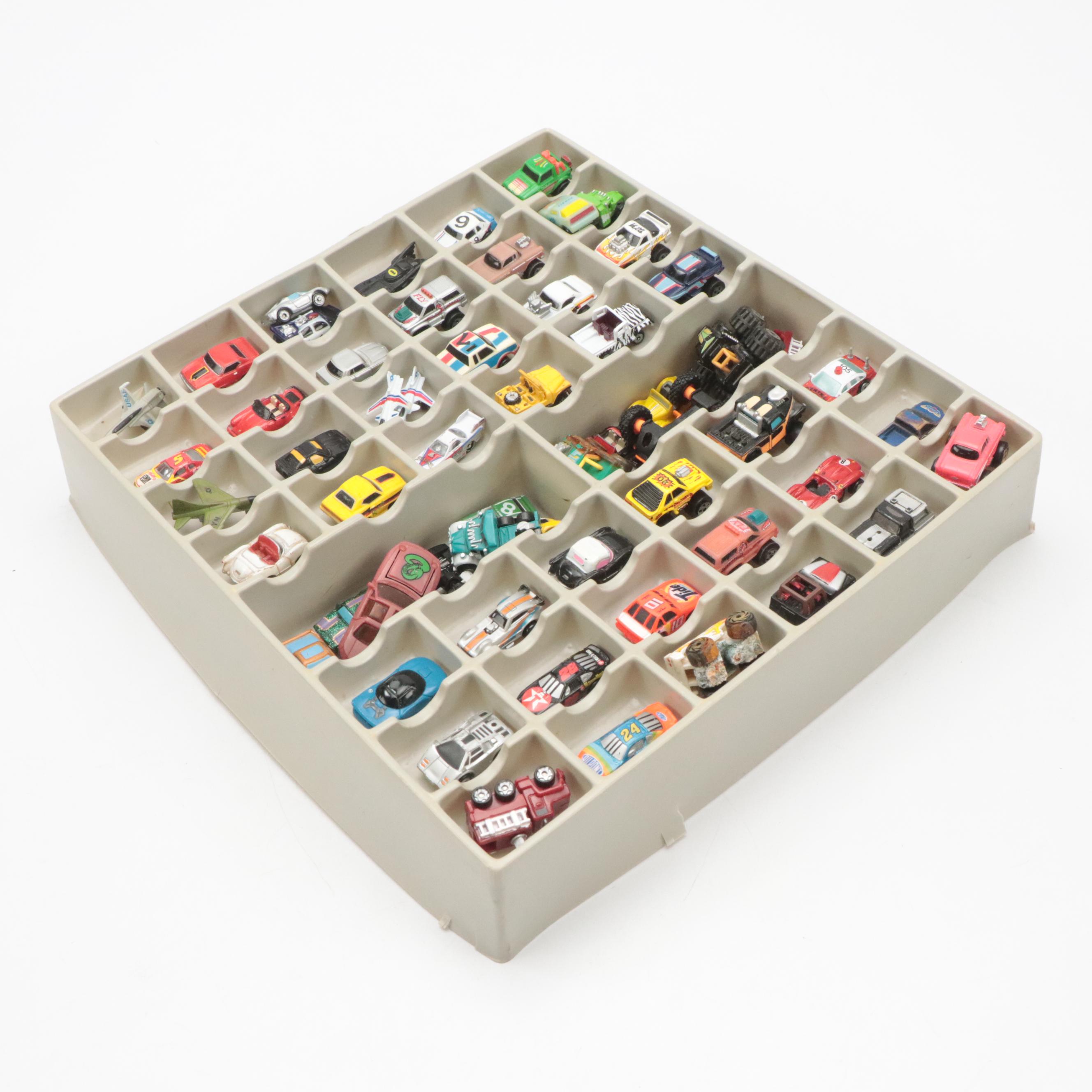 Road Champs Micro Machines and Other Toy Cars with Case