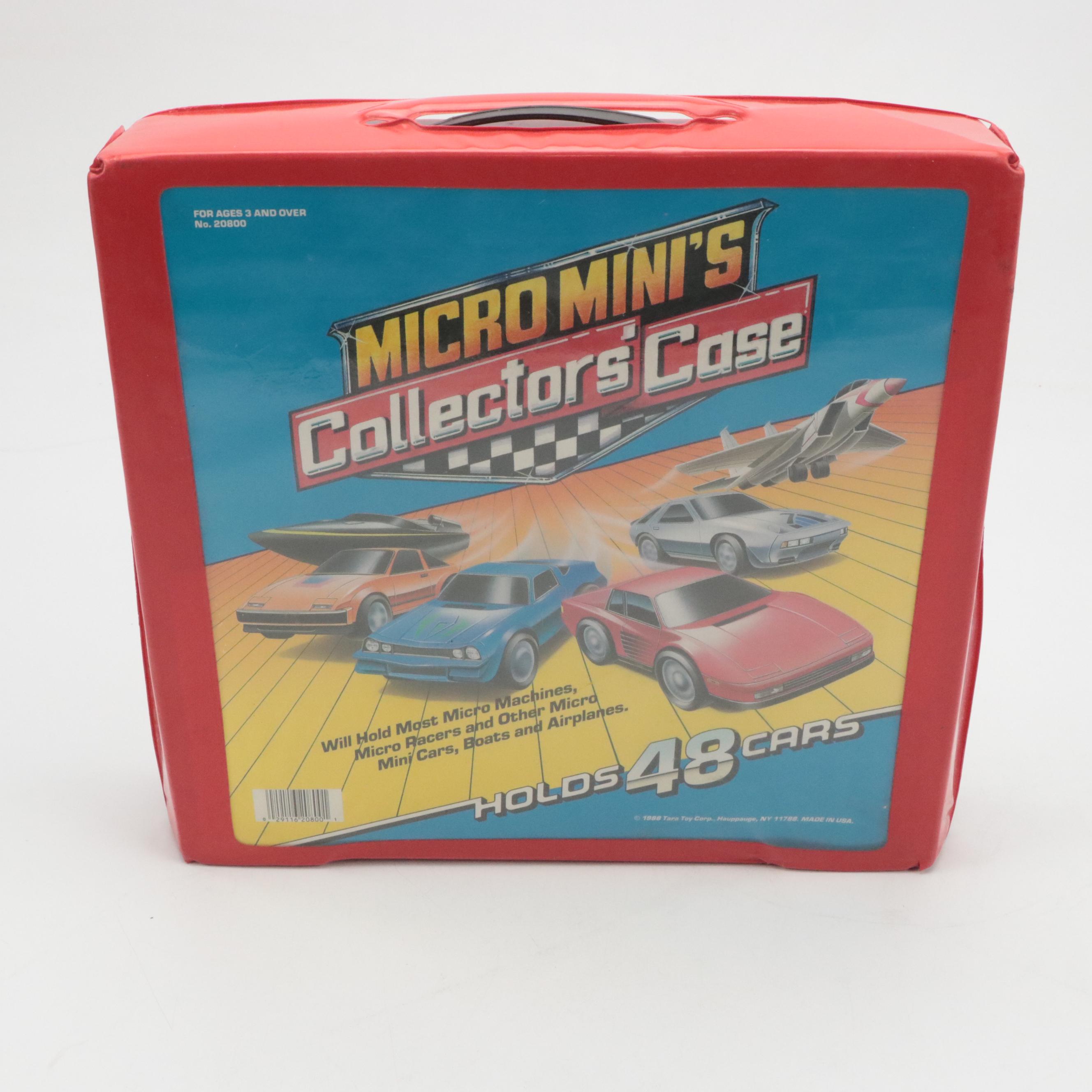 Road Champs Micro Machines and Other Toy Cars with Case
