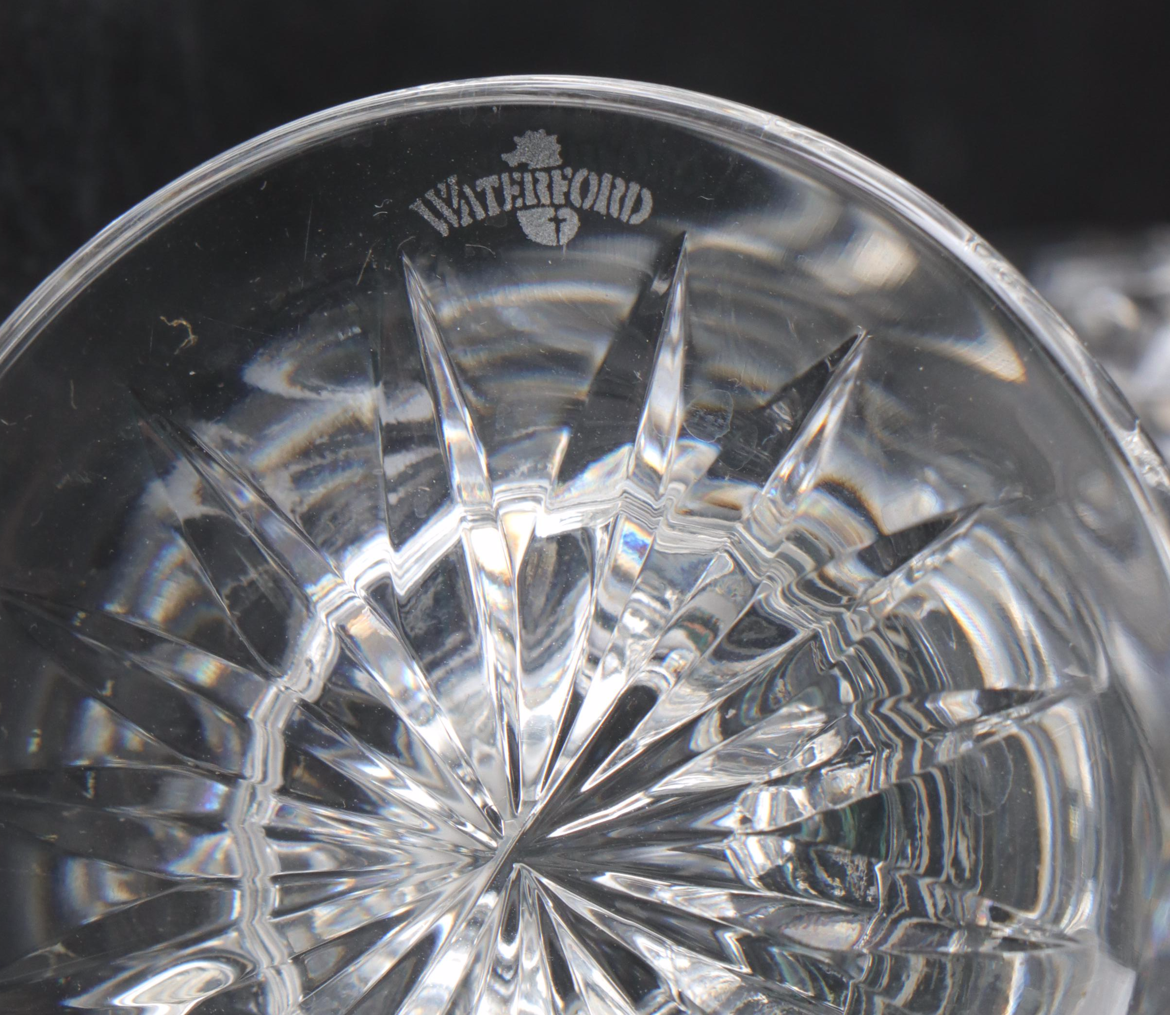 Waterford Crystal "Lismore" Irish Coffee and Juice Glasses