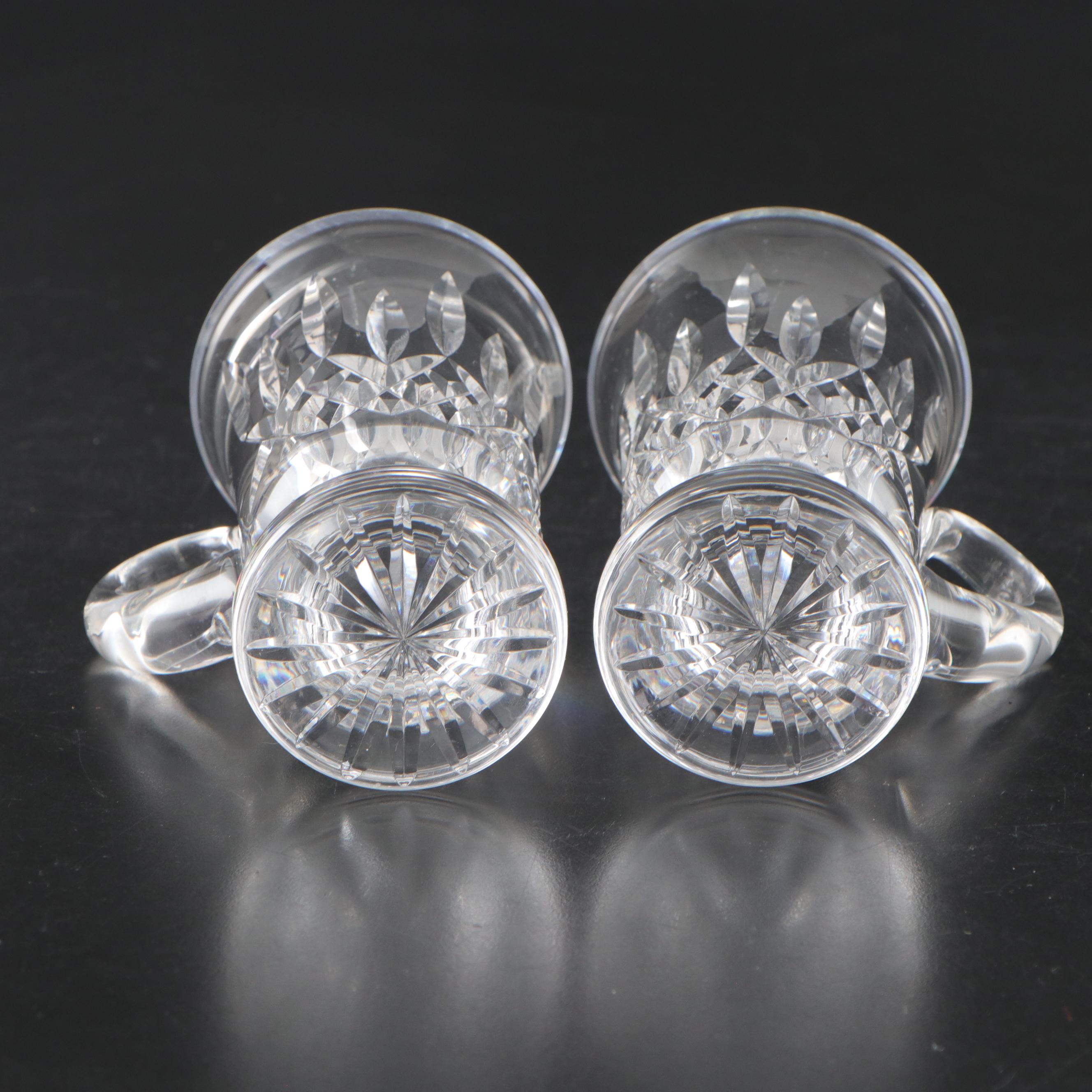 Waterford Crystal "Lismore" Irish Coffee and Juice Glasses