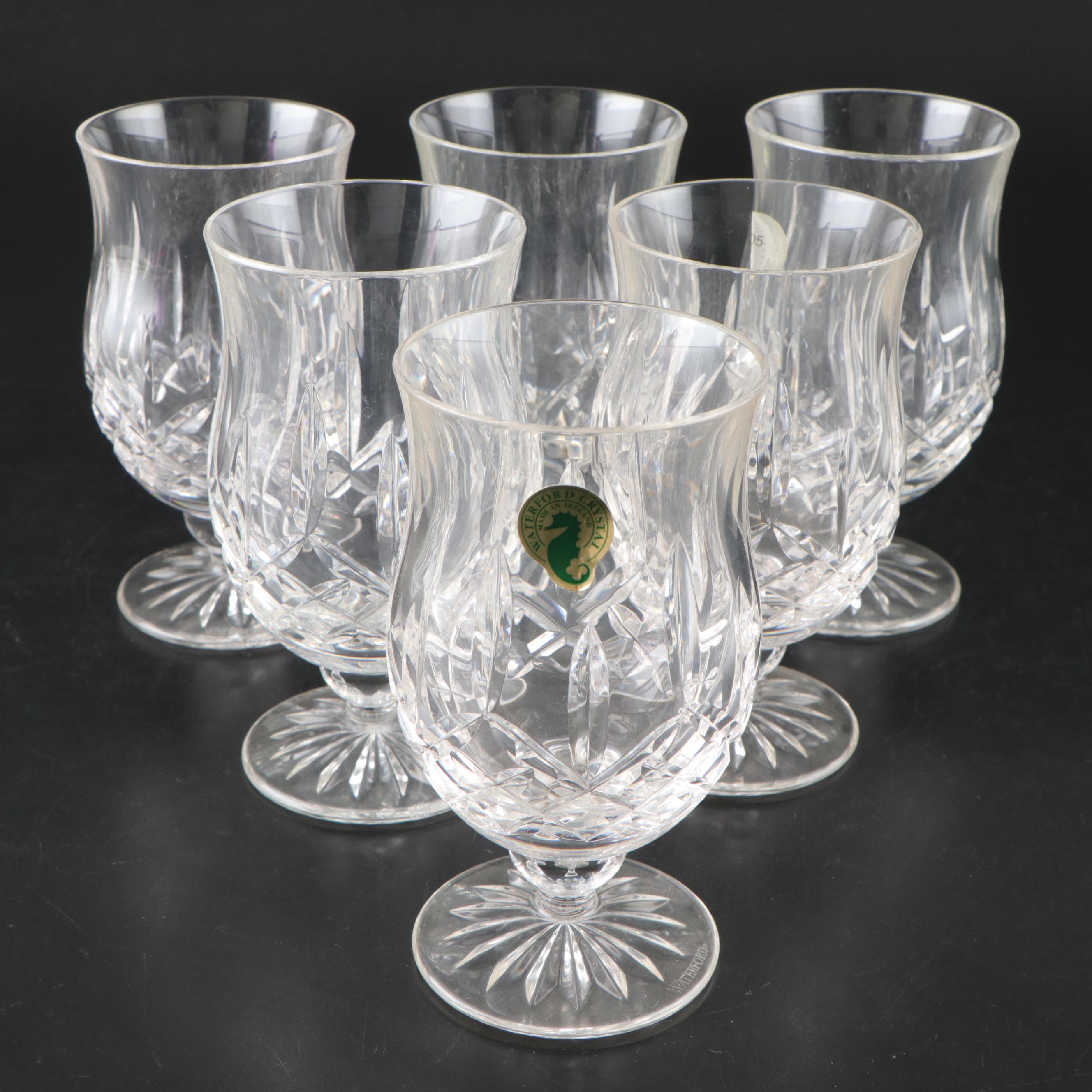 Waterford Crystal "Lismore" Irish Coffee and Juice Glasses