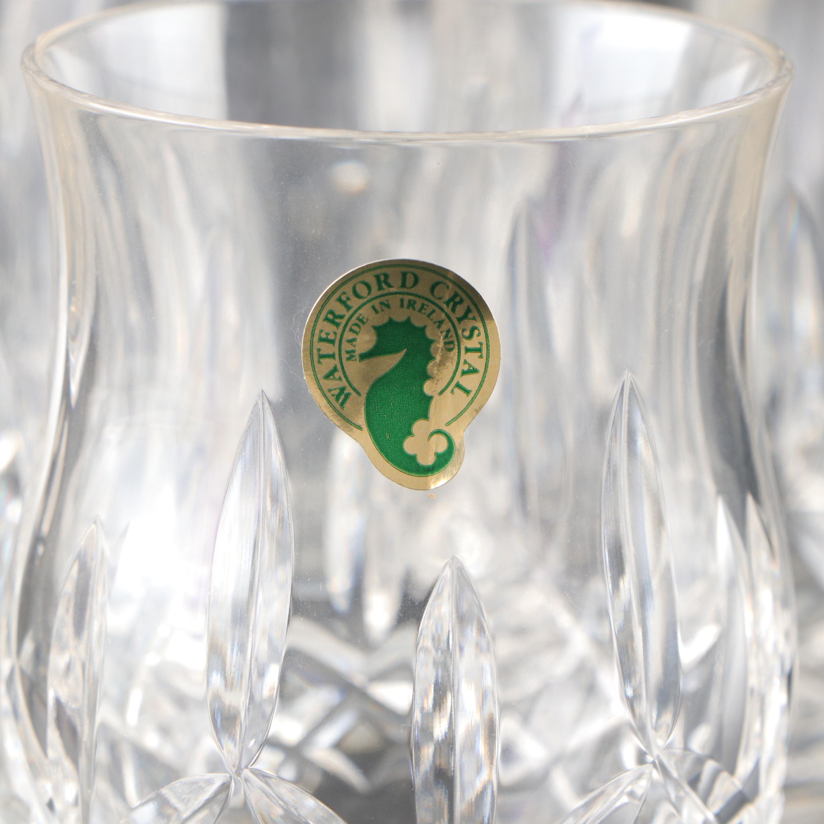 Waterford Crystal "Lismore" Irish Coffee and Juice Glasses