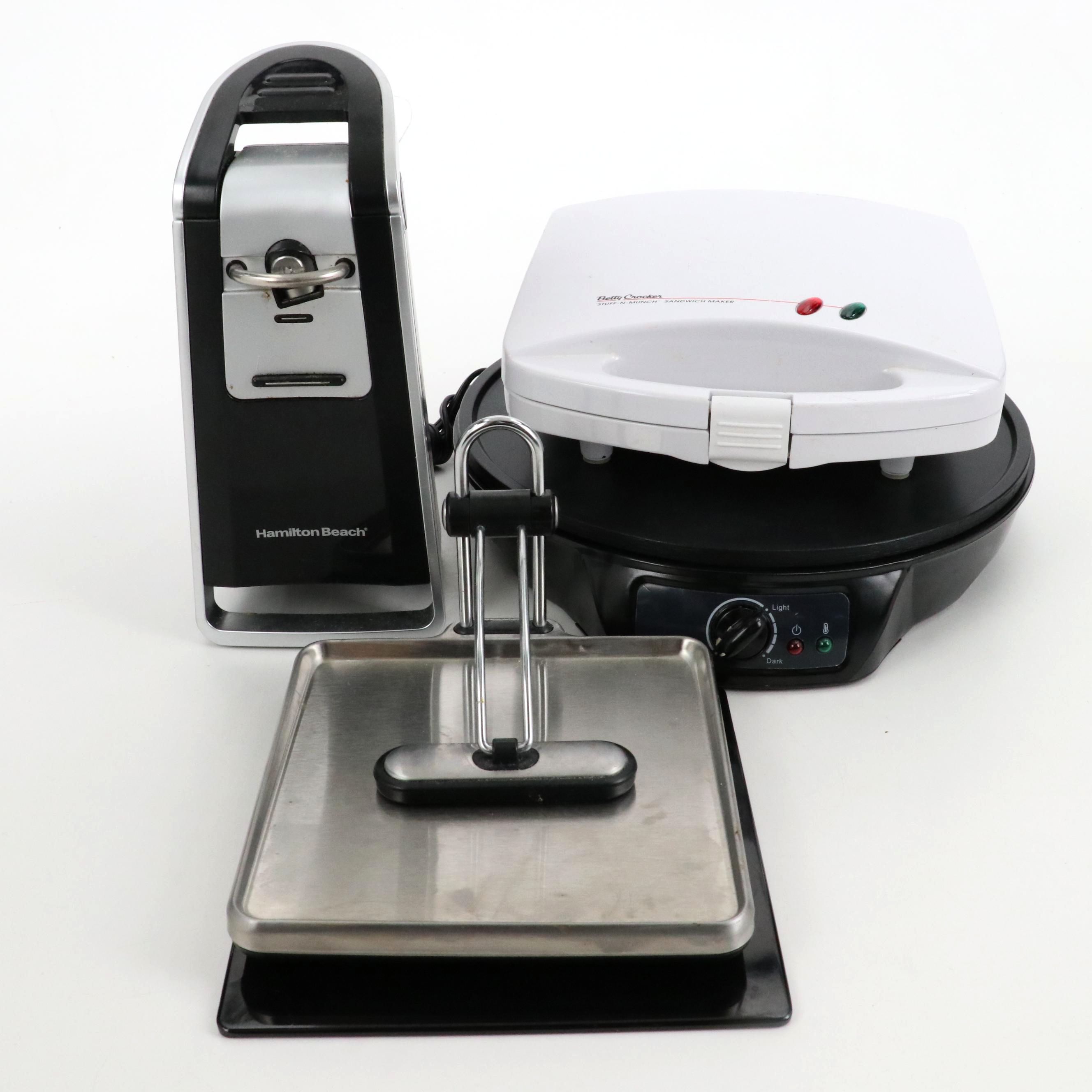 Betty Crocker Appliances Sandwich Maker with Other Small Kitchen Appliances