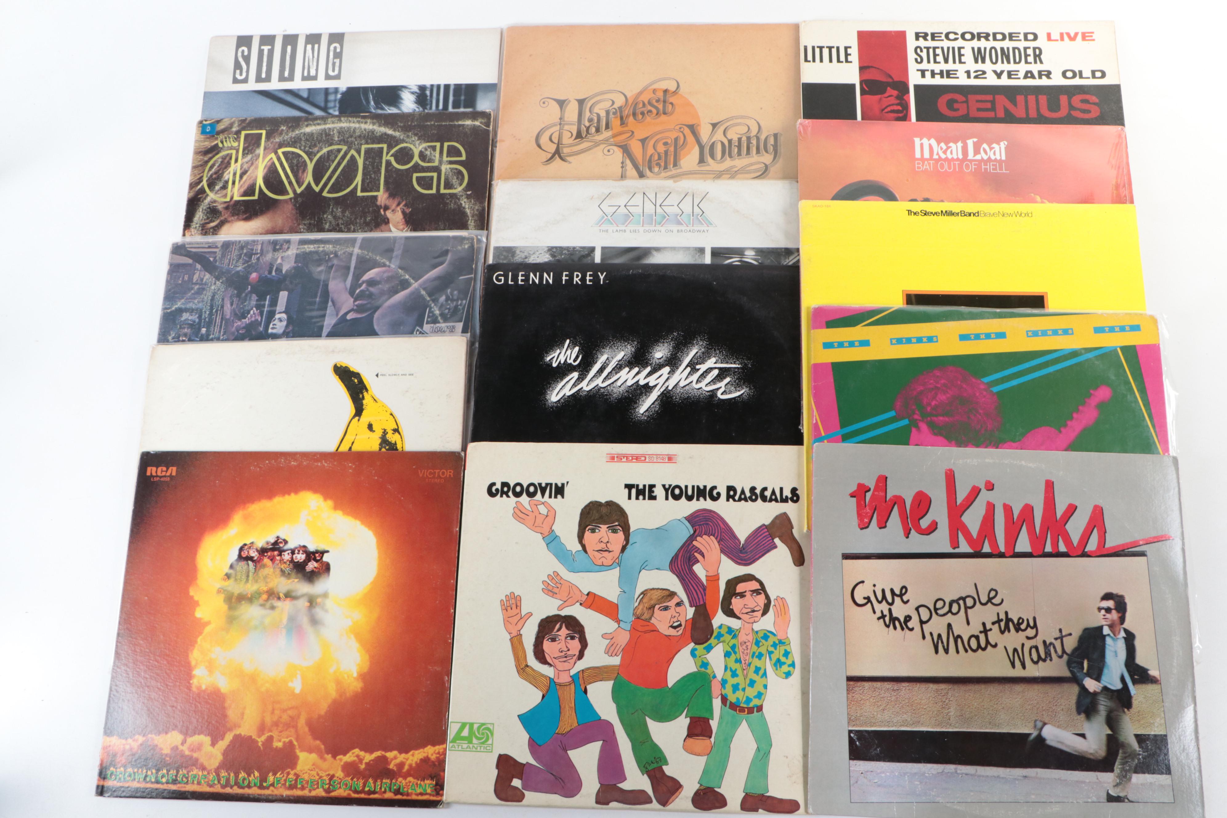 Don McLean, The Moody Blues, The Doors, The Kinks, and More Vinyl Record Albums