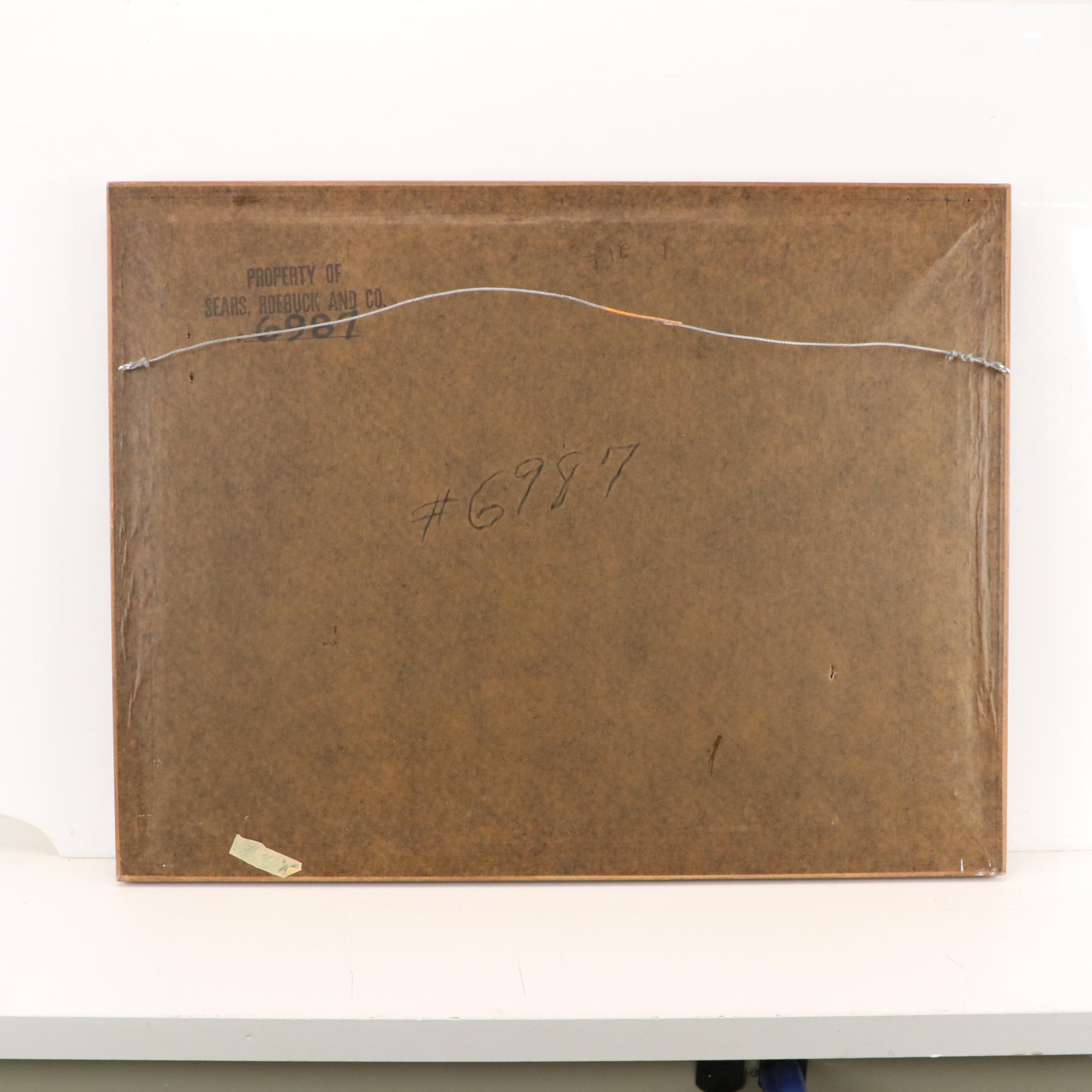 Kerr Eby Etching "Isle of Shoals," Circa 1931