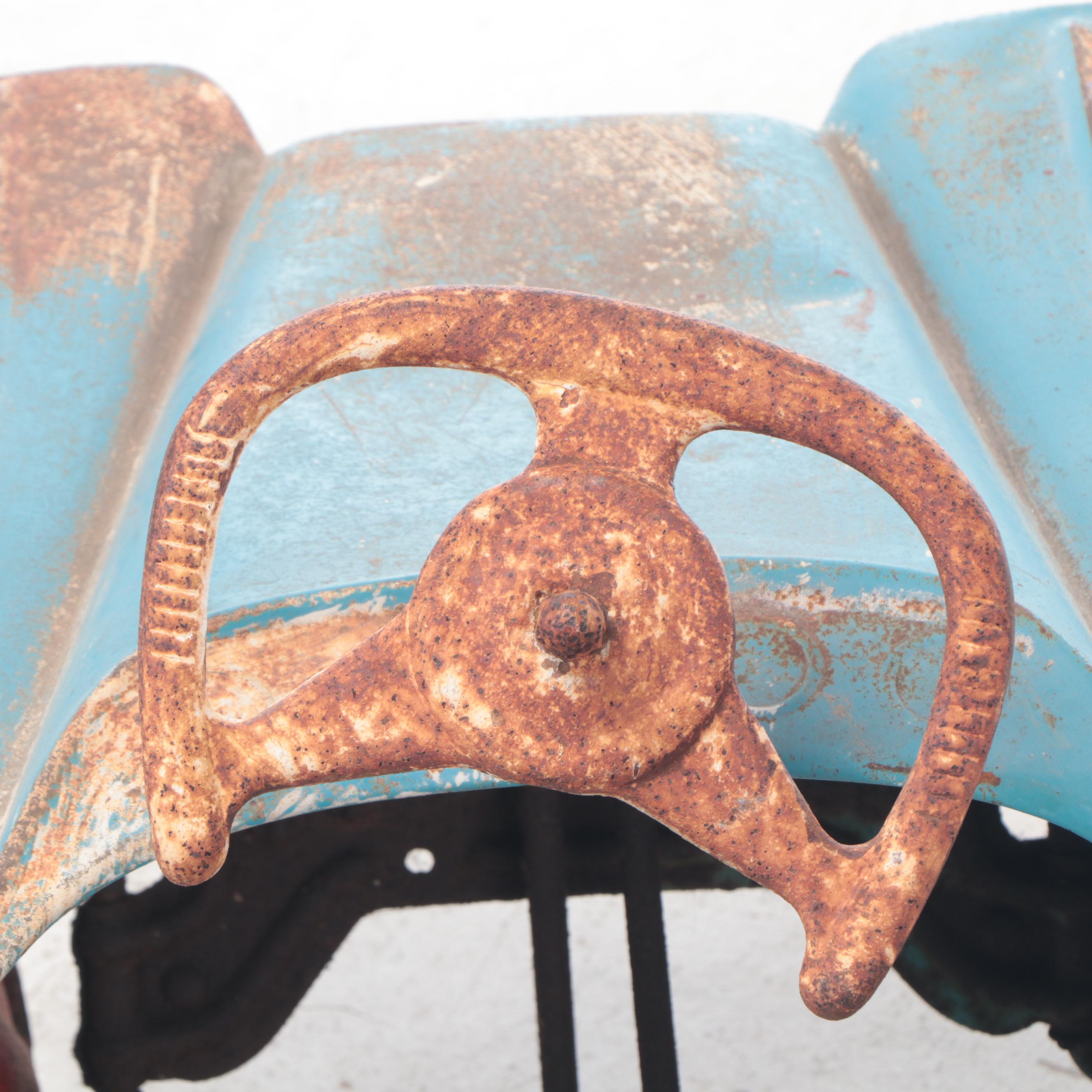 Pressed Steel Pedal Car, Mid-20th Century