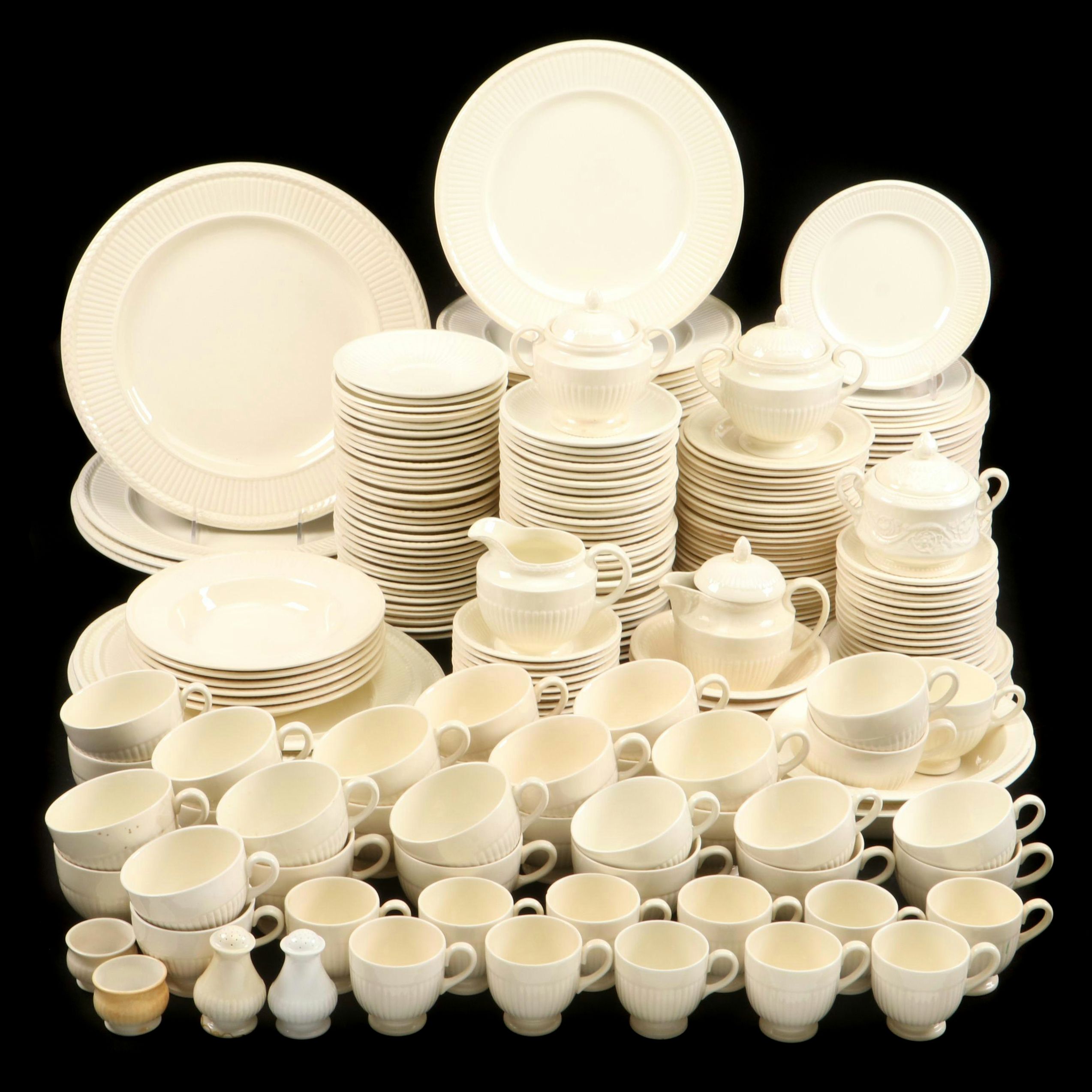 Wedgwood "Edme" Ceramic Dinnerware, Serveware and More with Spode Salt Cellar