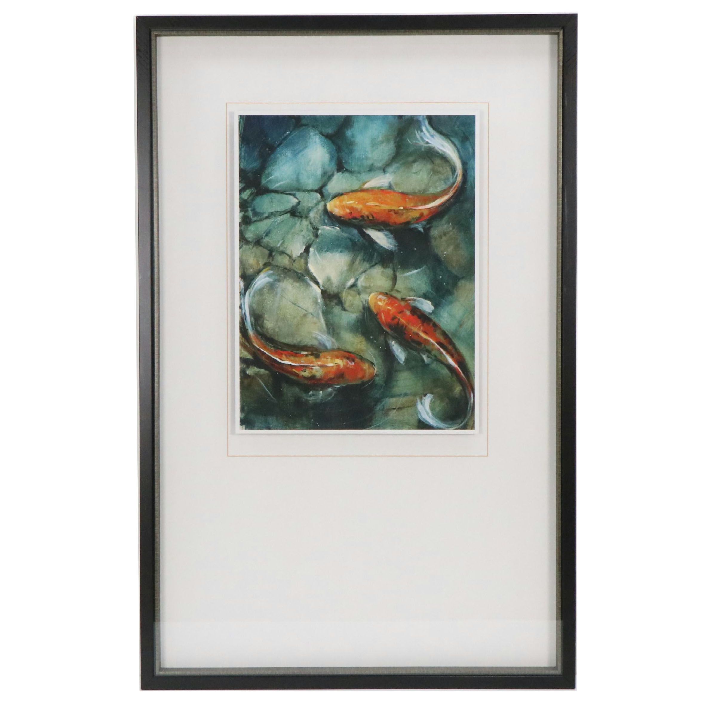 Giclée After Tim O'Toole "Tres Koi"