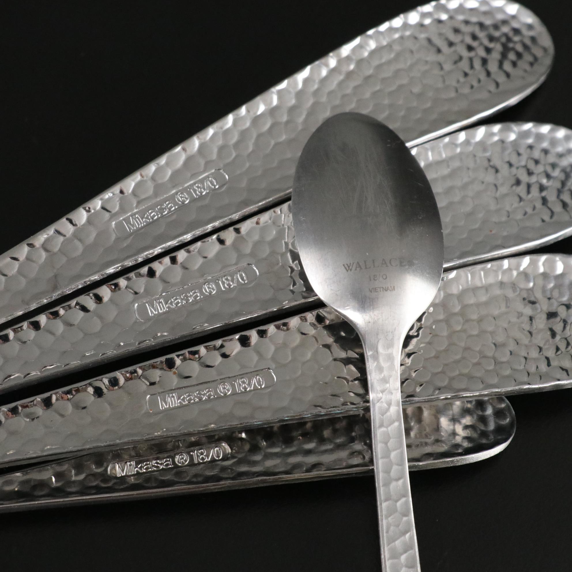 Mikasa "Hammered Opulent" Stainless Steel Flatware
