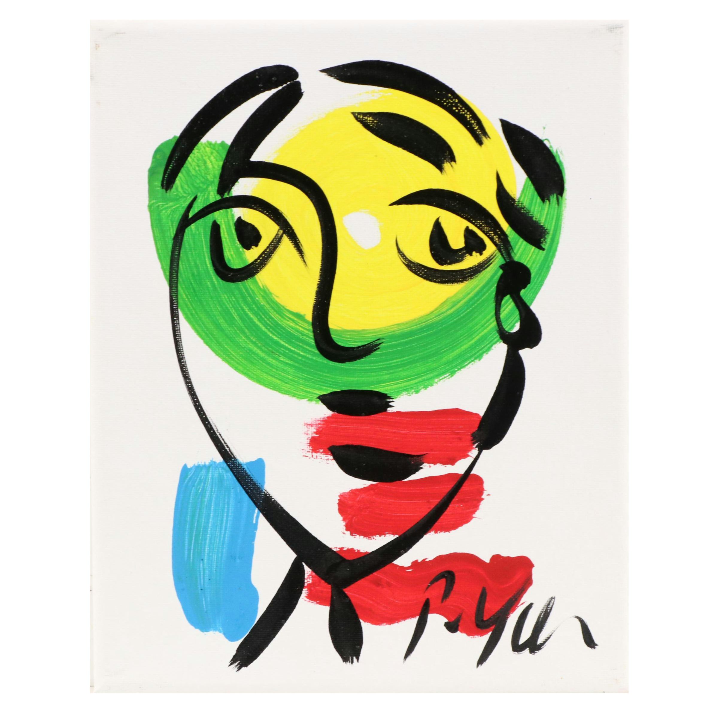 Peter Robert Keil Stylized Acrylic Portrait