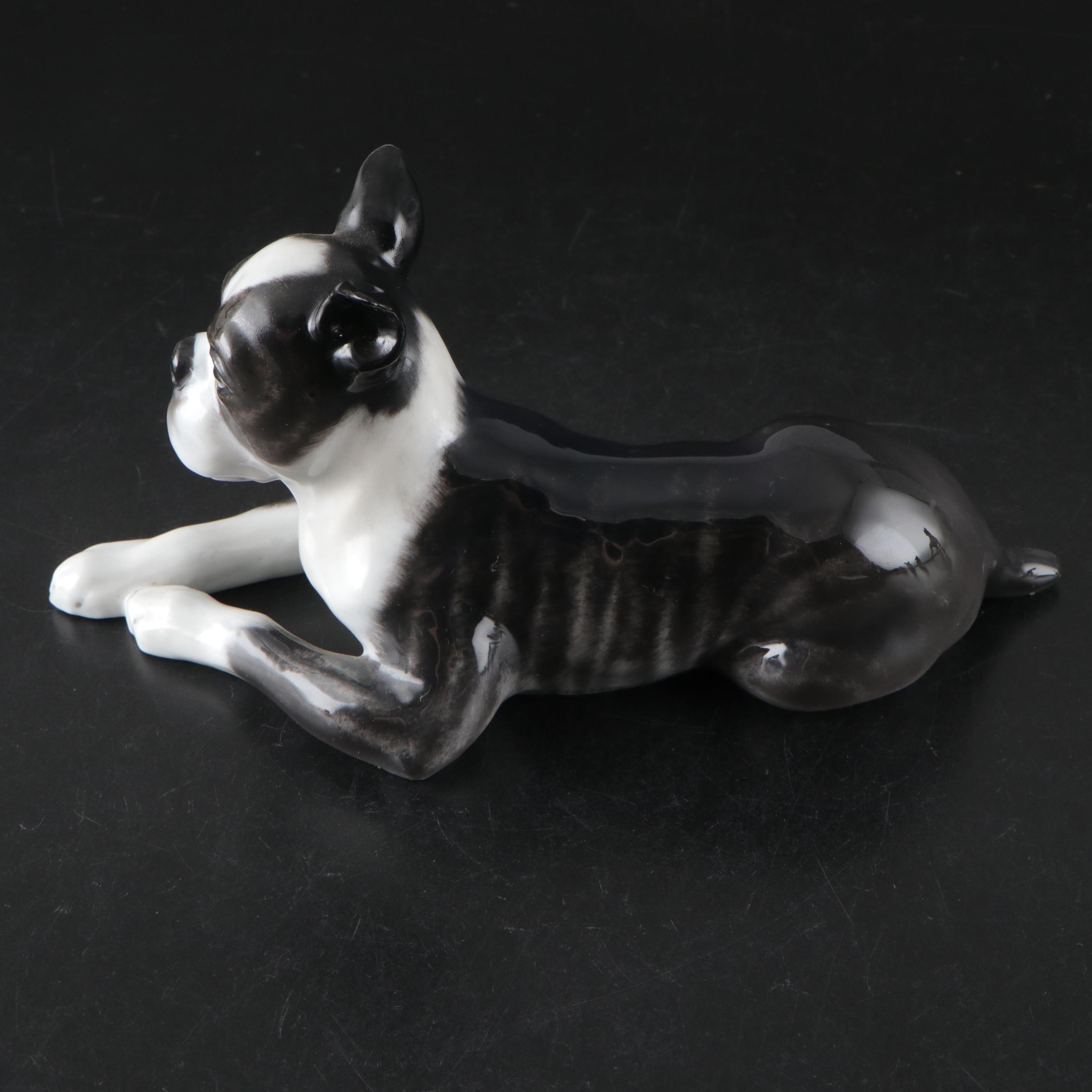 Rosenthal "Boston Terrier," "Boxer" and More Porcelain Dog Figurines