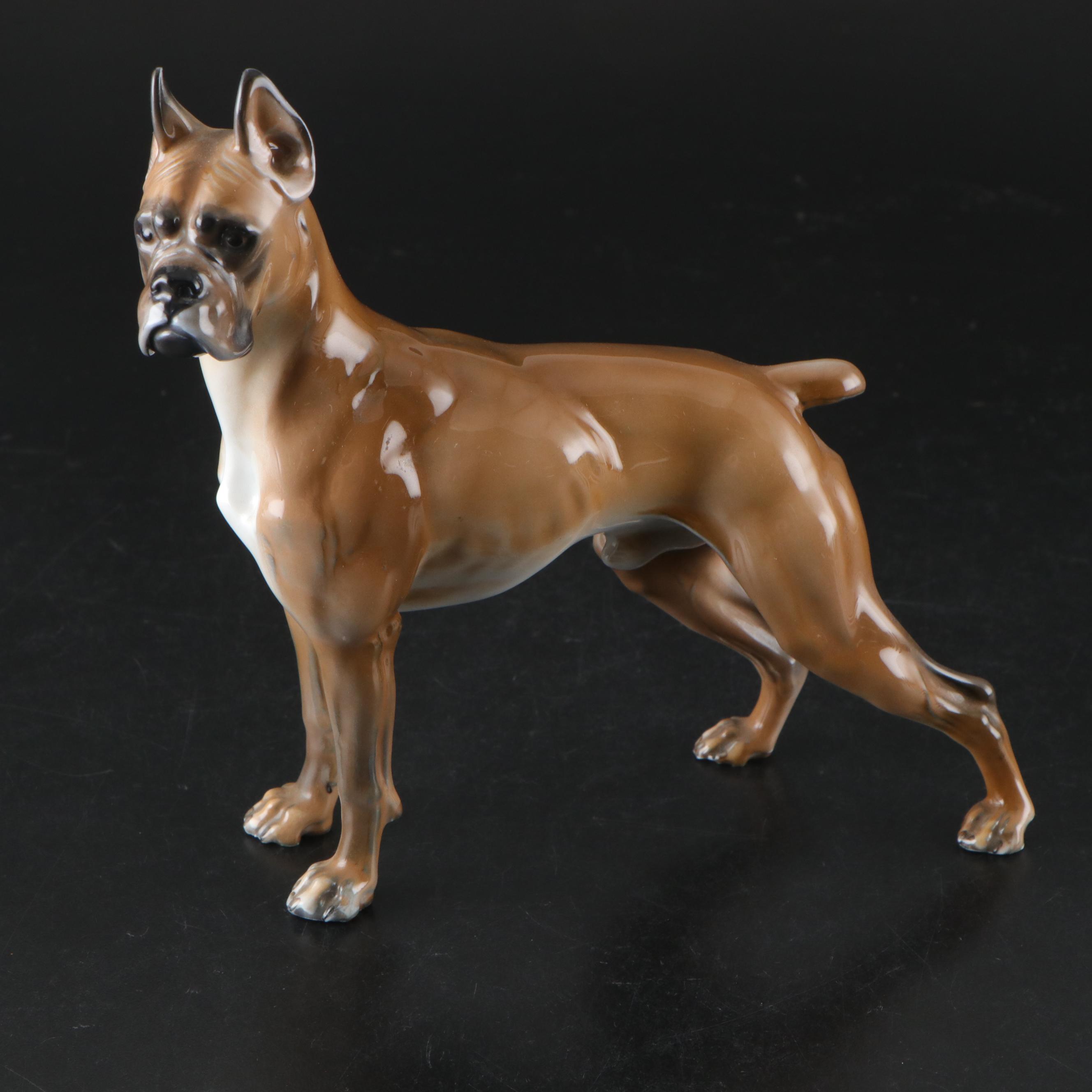 Rosenthal "Boston Terrier," "Boxer" and More Porcelain Dog Figurines