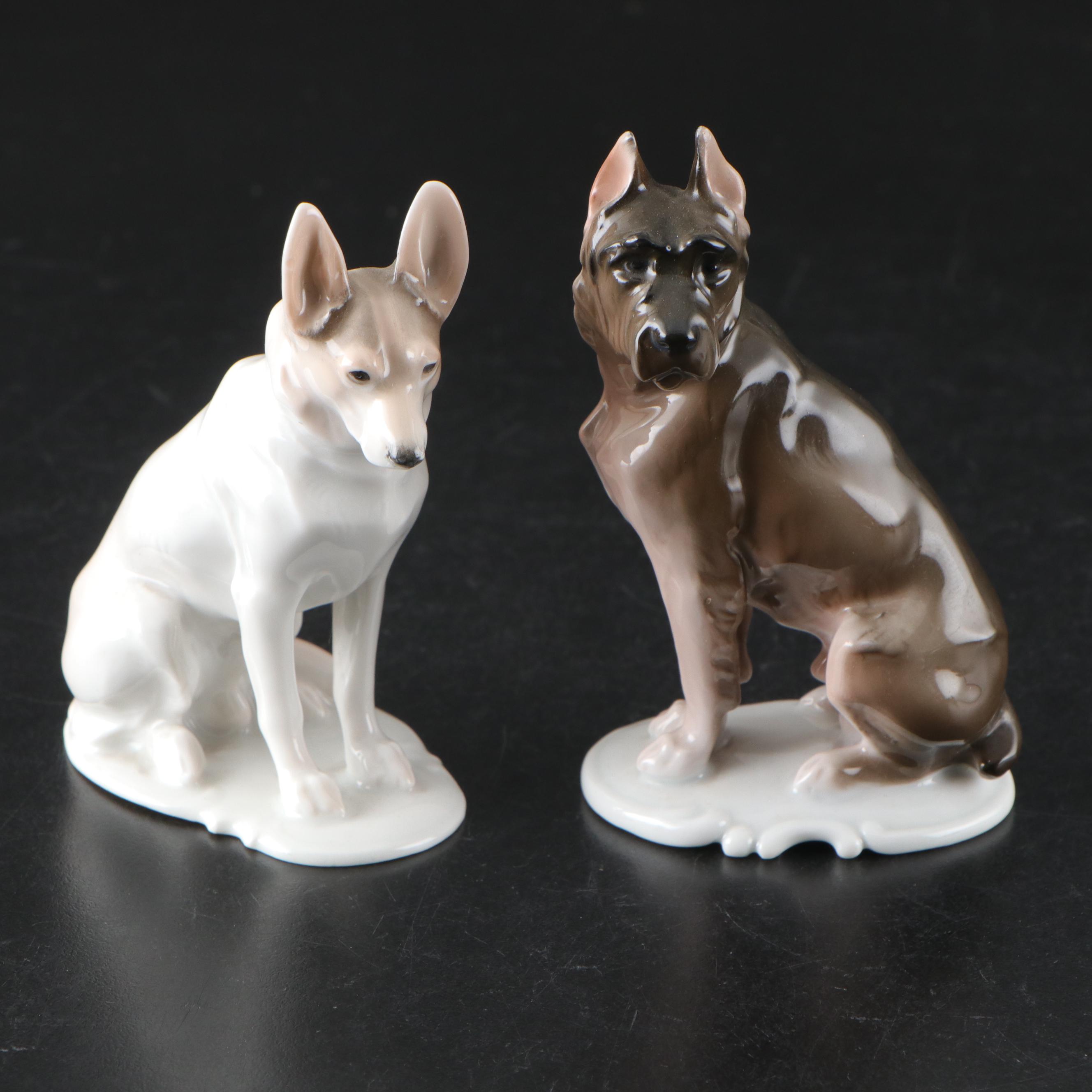 Rosenthal "Boston Terrier," "Boxer" and More Porcelain Dog Figurines