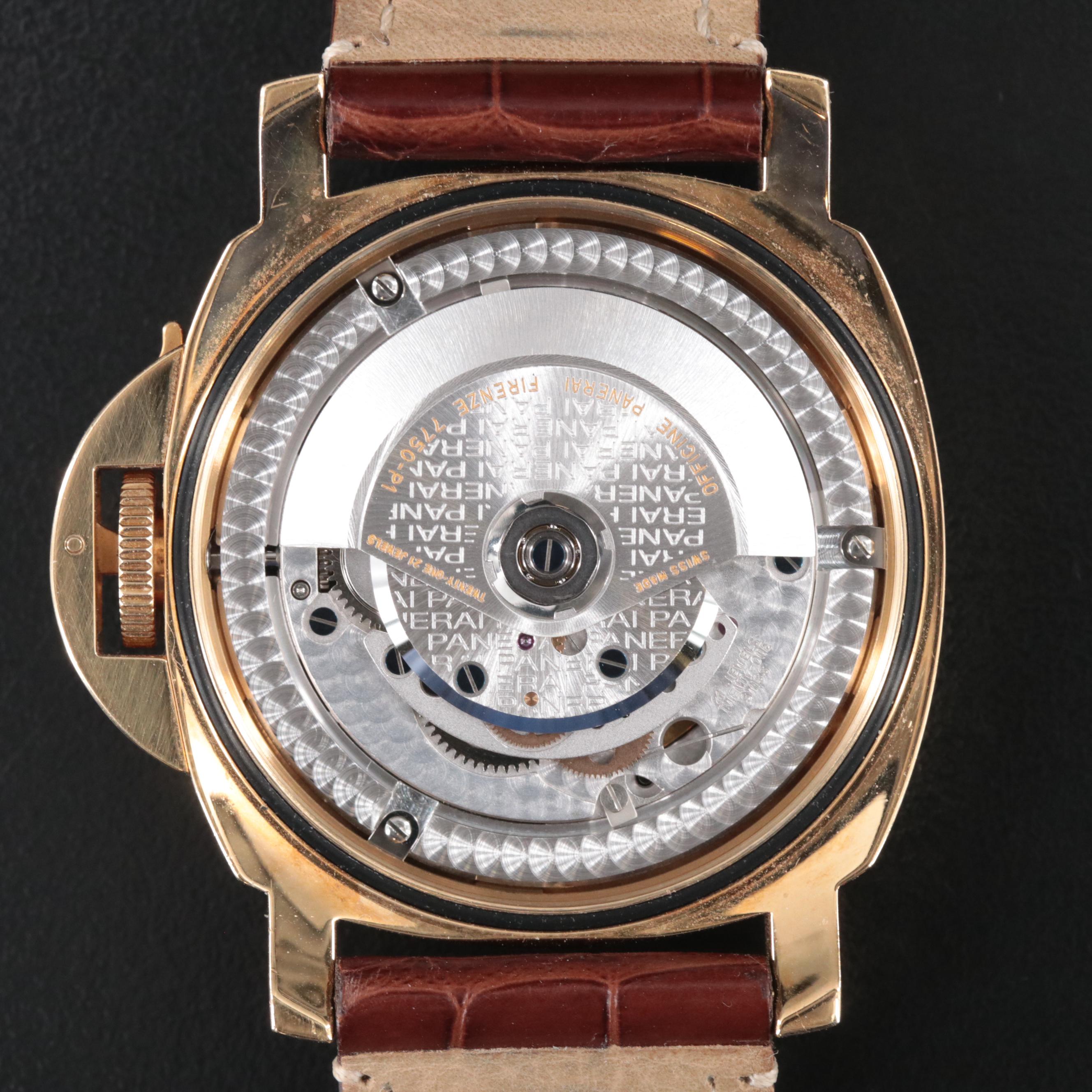 Panerai Luminor Marina Ref. Pam00140 18K Gold Watch