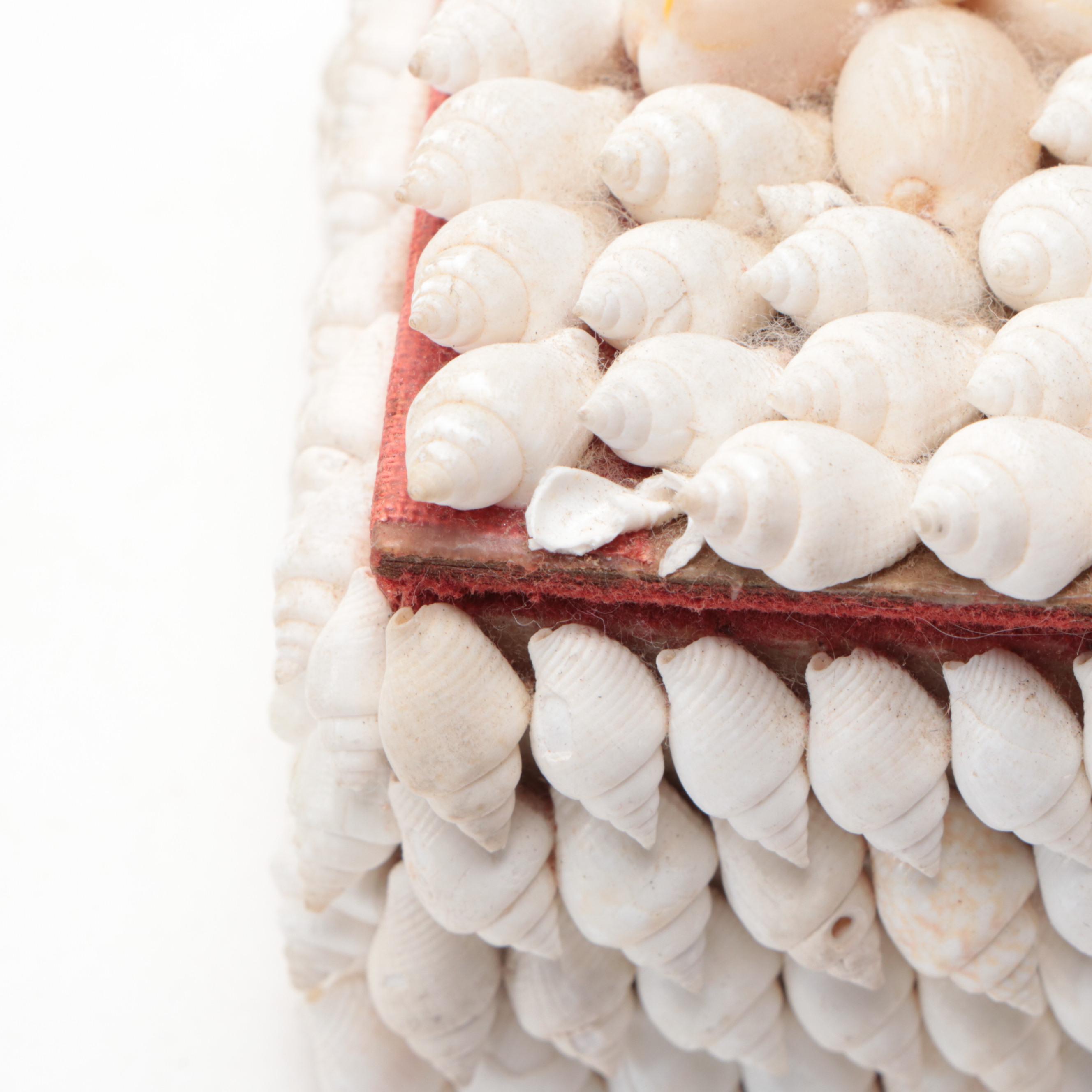 Seashell Embellished Rectangular and Square Boxes