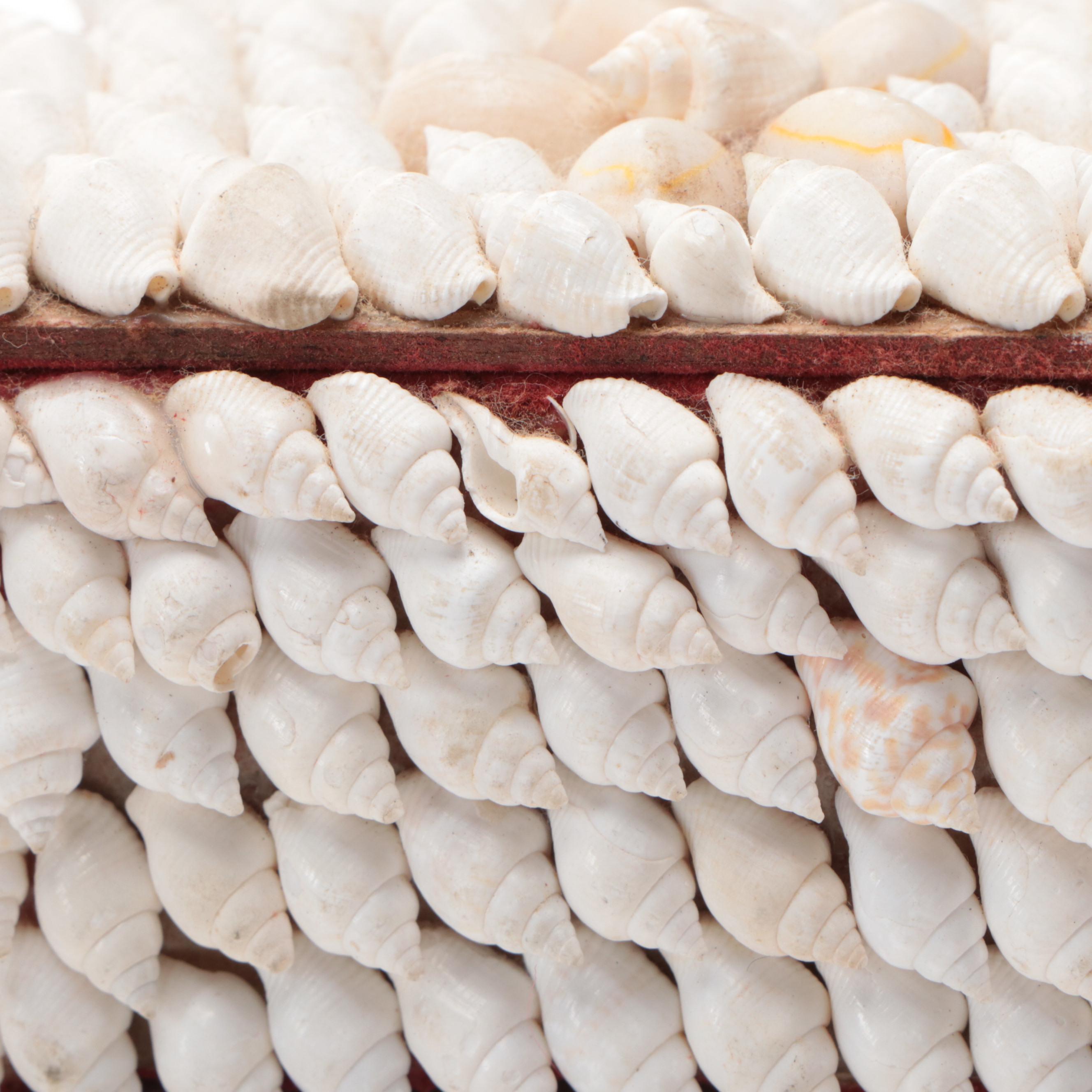 Seashell Embellished Rectangular and Square Boxes