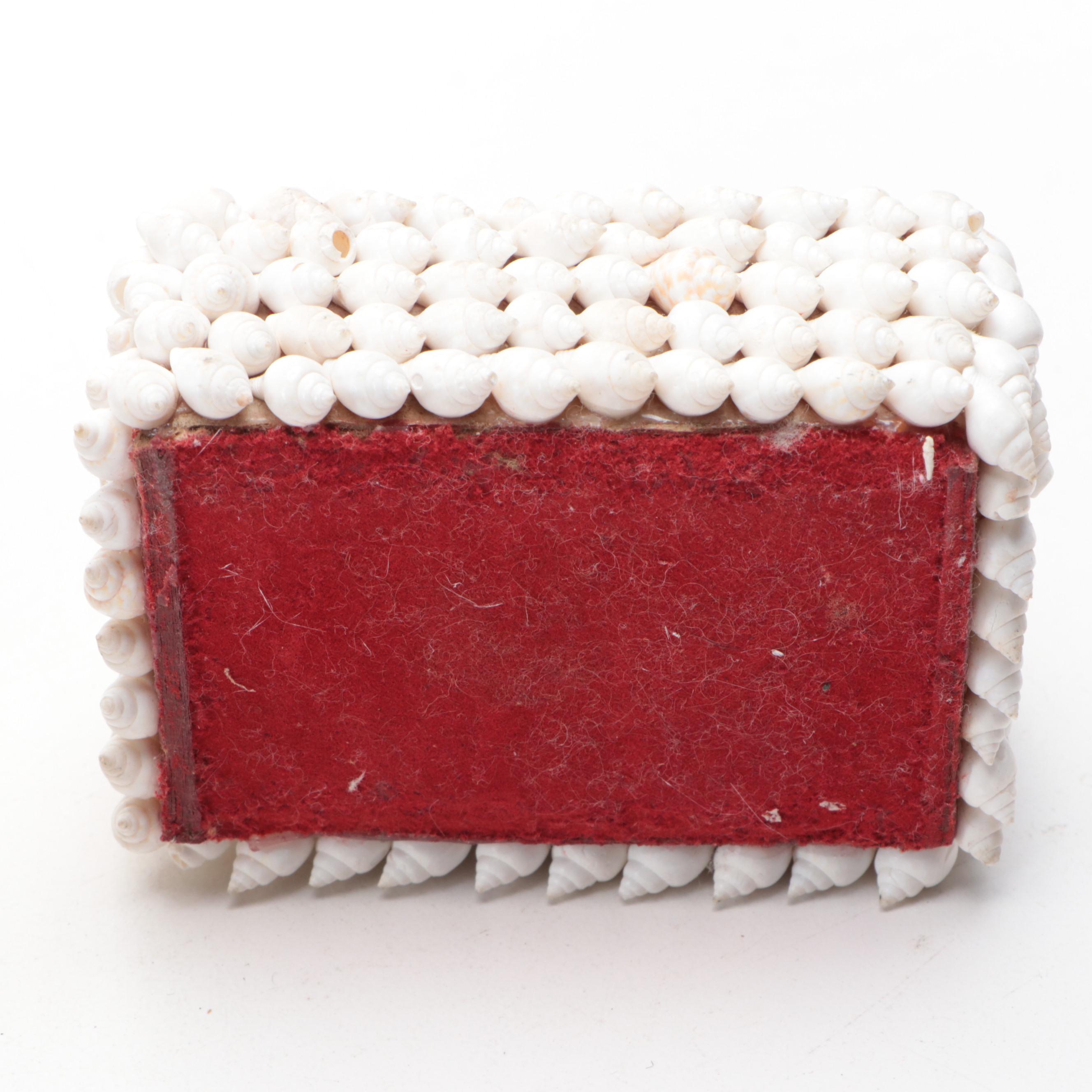 Seashell Embellished Rectangular and Square Boxes