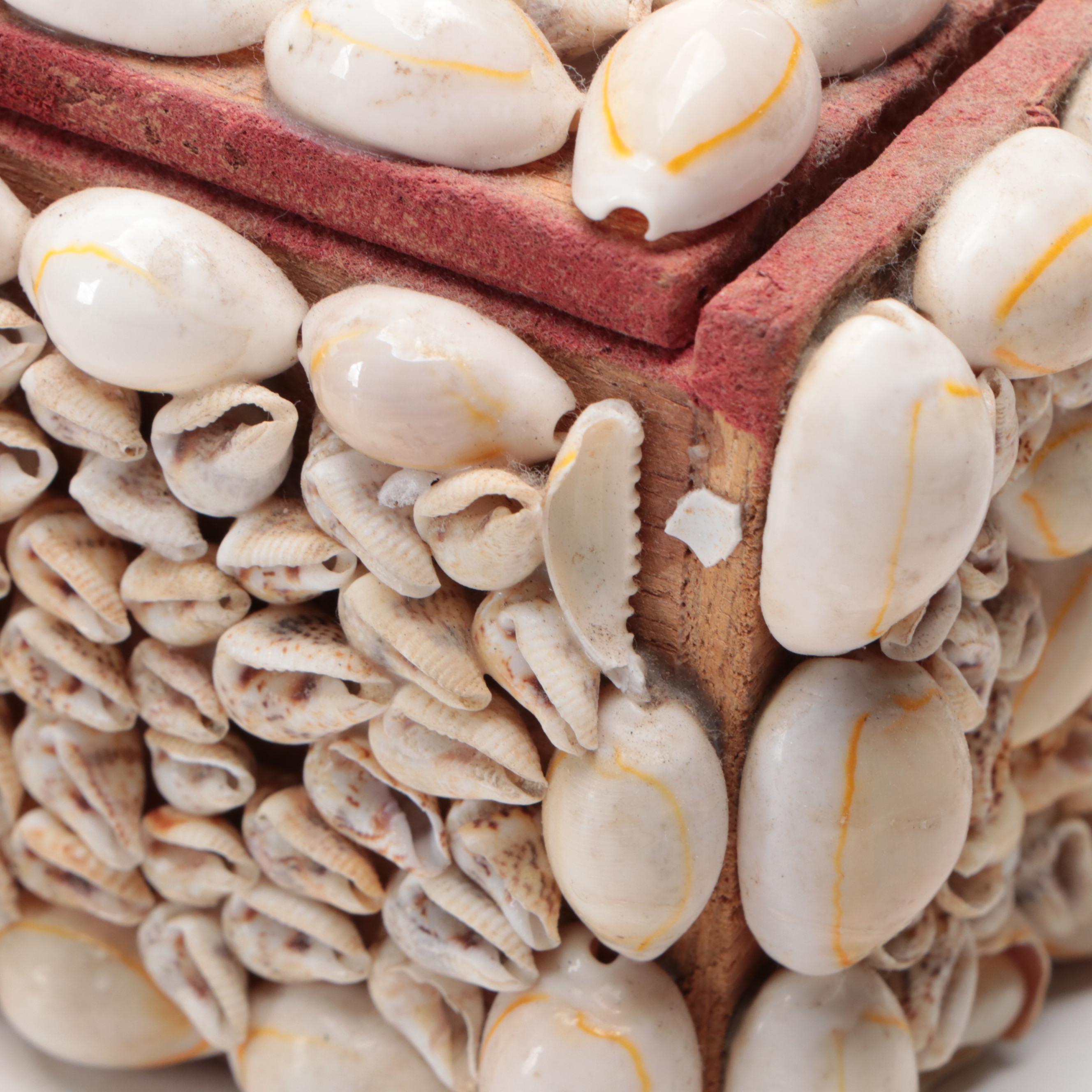 Seashell Embellished Rectangular and Square Boxes