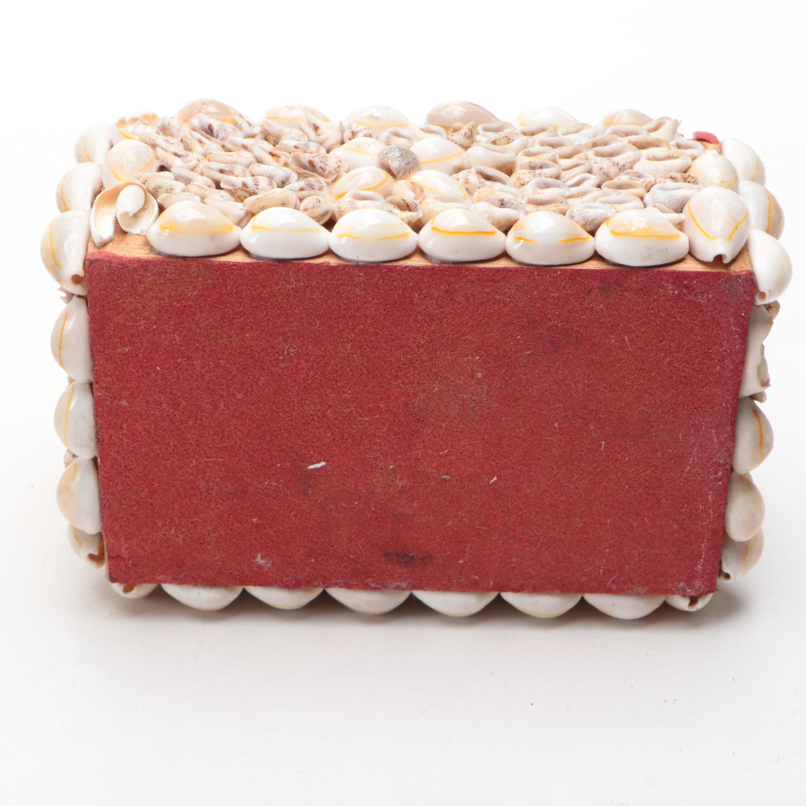 Seashell Embellished Rectangular and Square Boxes