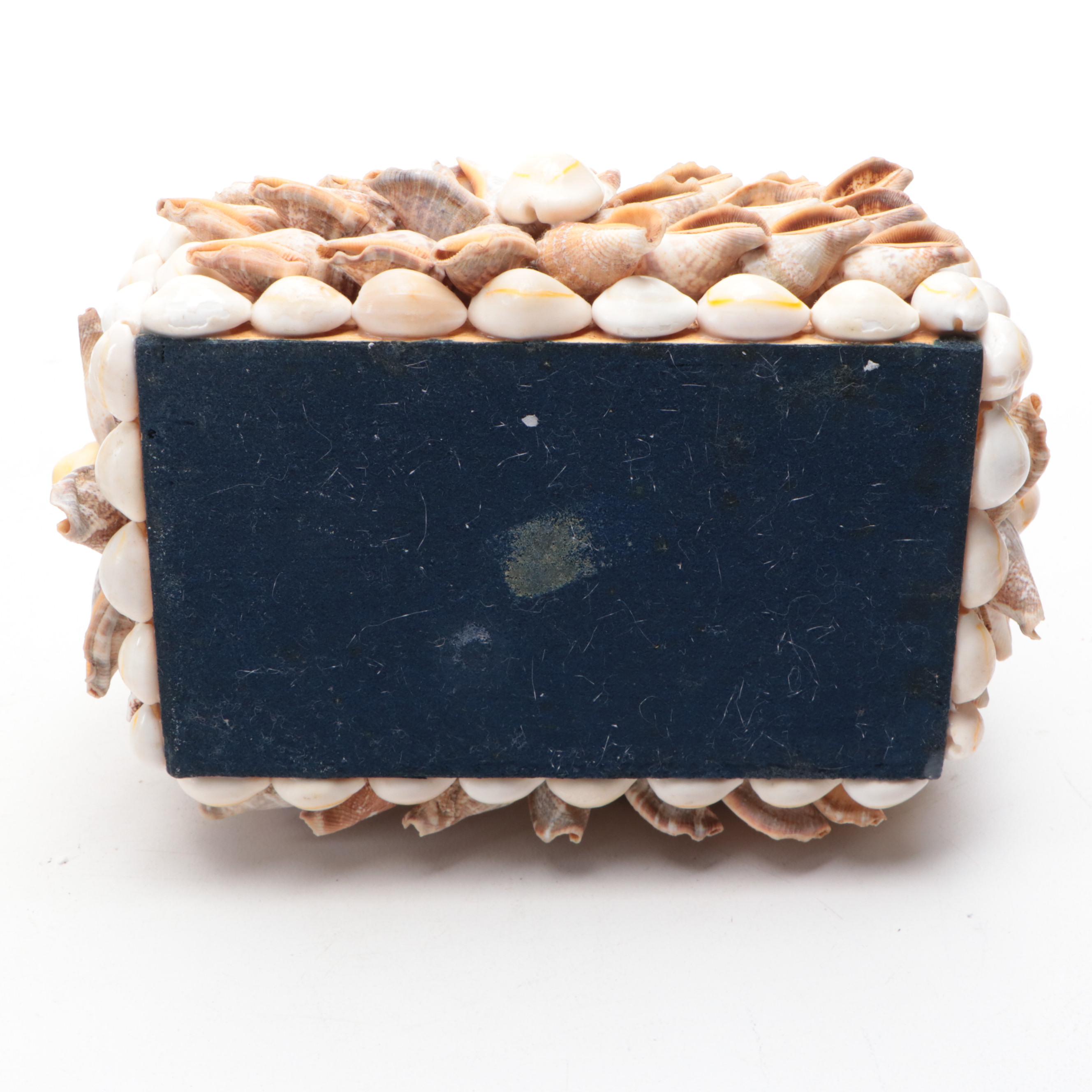 Seashell Embellished Rectangular and Square Boxes
